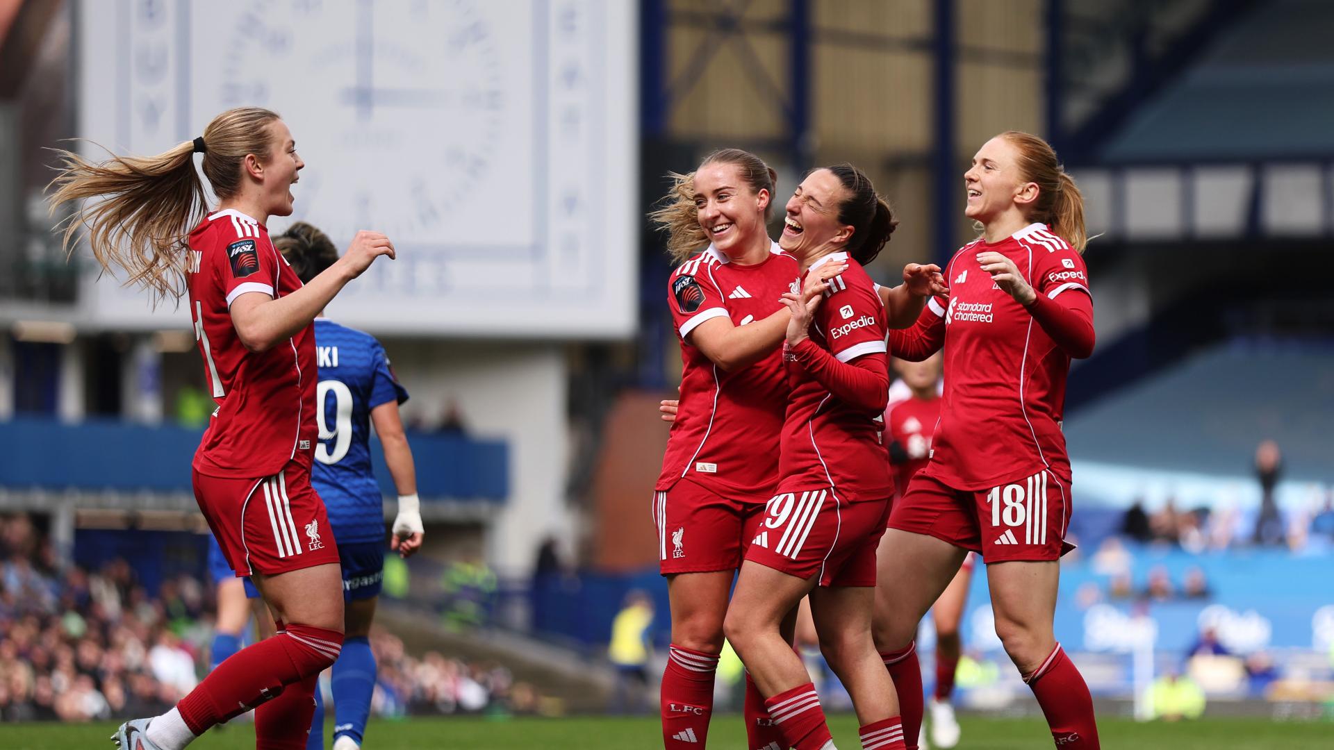 Ceri Holland scores twice as LFC Women claim derby win at Everton