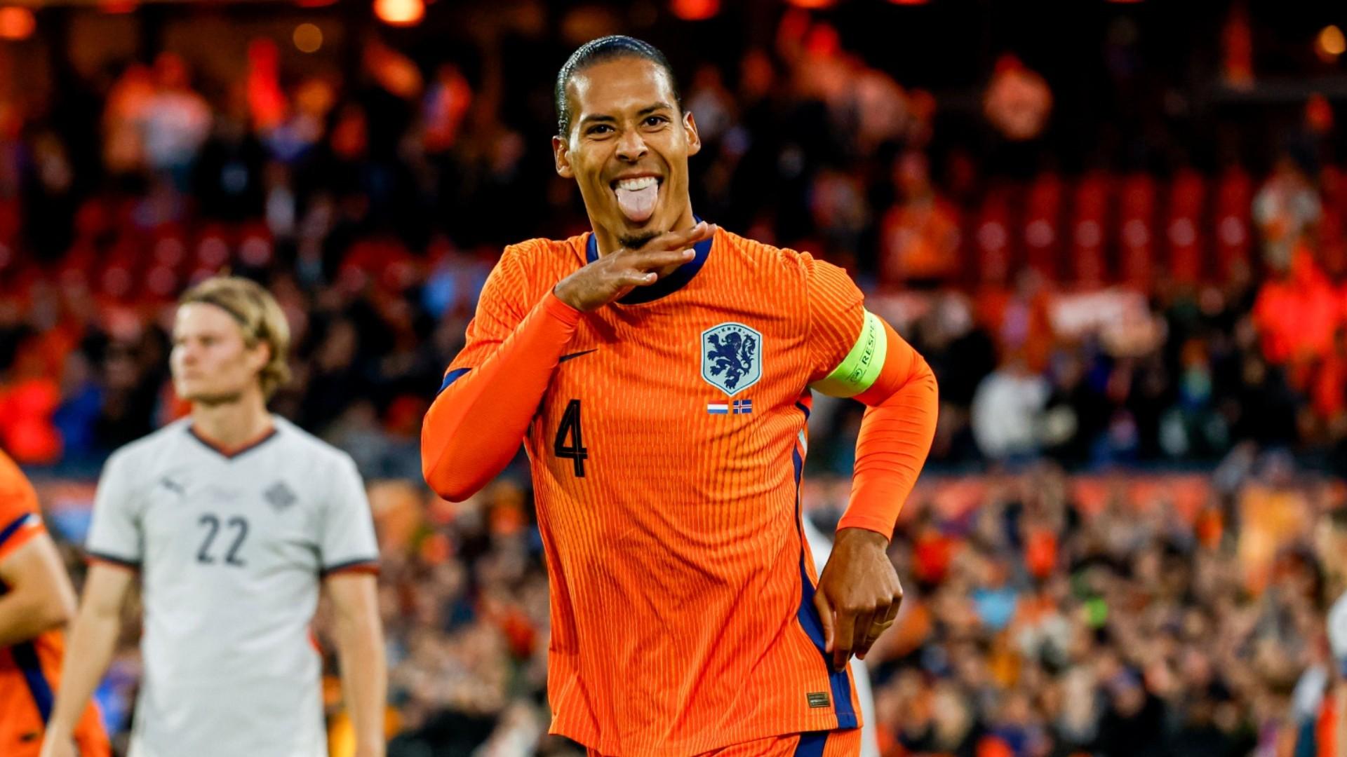 Internationals: Goals for Virgil van Dijk and Mohamed Salah on Monday
