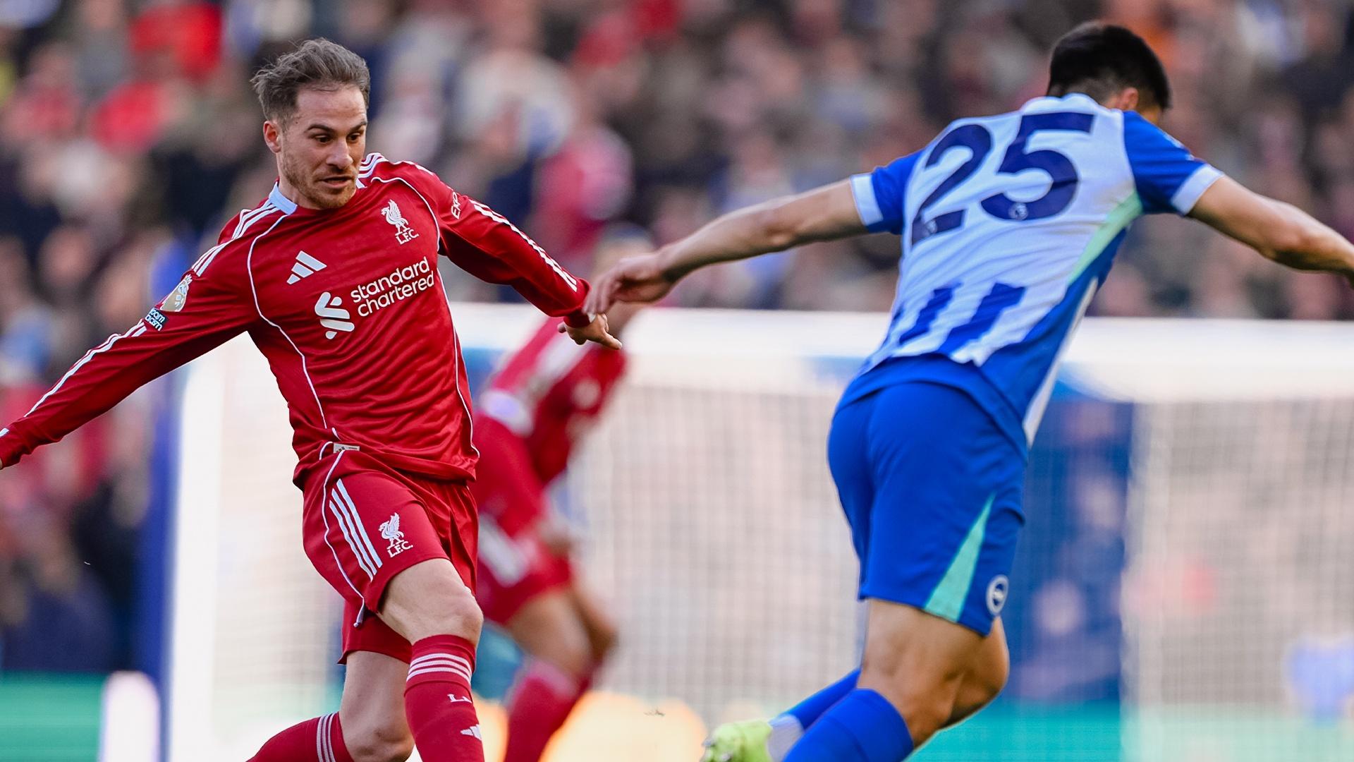 Brighton & Hove Albion 2-1 Liverpool: Watch match action