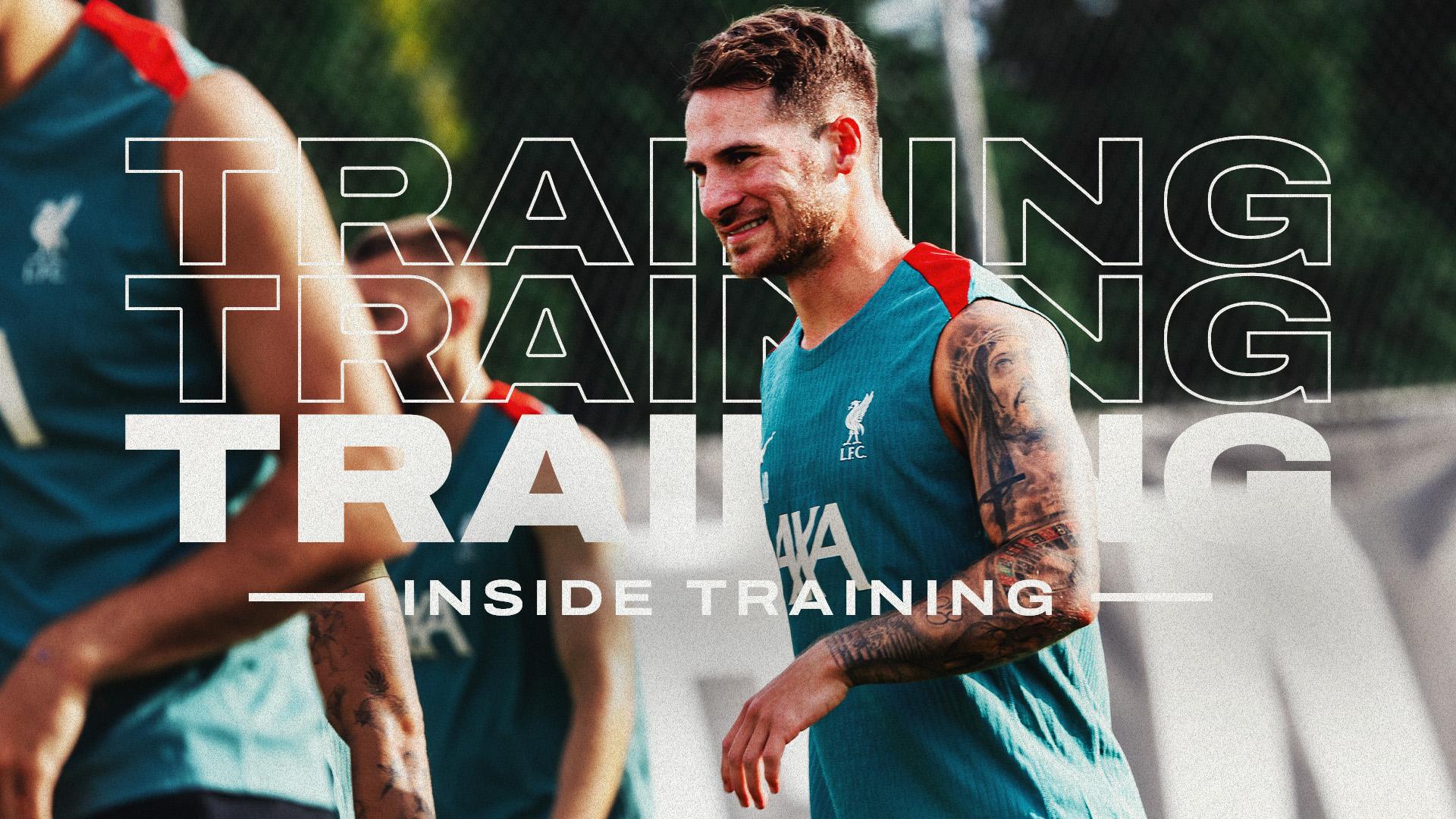 Inside Training: Mac Allister returns as Reds get ready for United encounter
