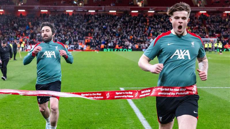 LFC fan wins incredible prize bundle in 'Sprint to the Kop powered by Peloton'