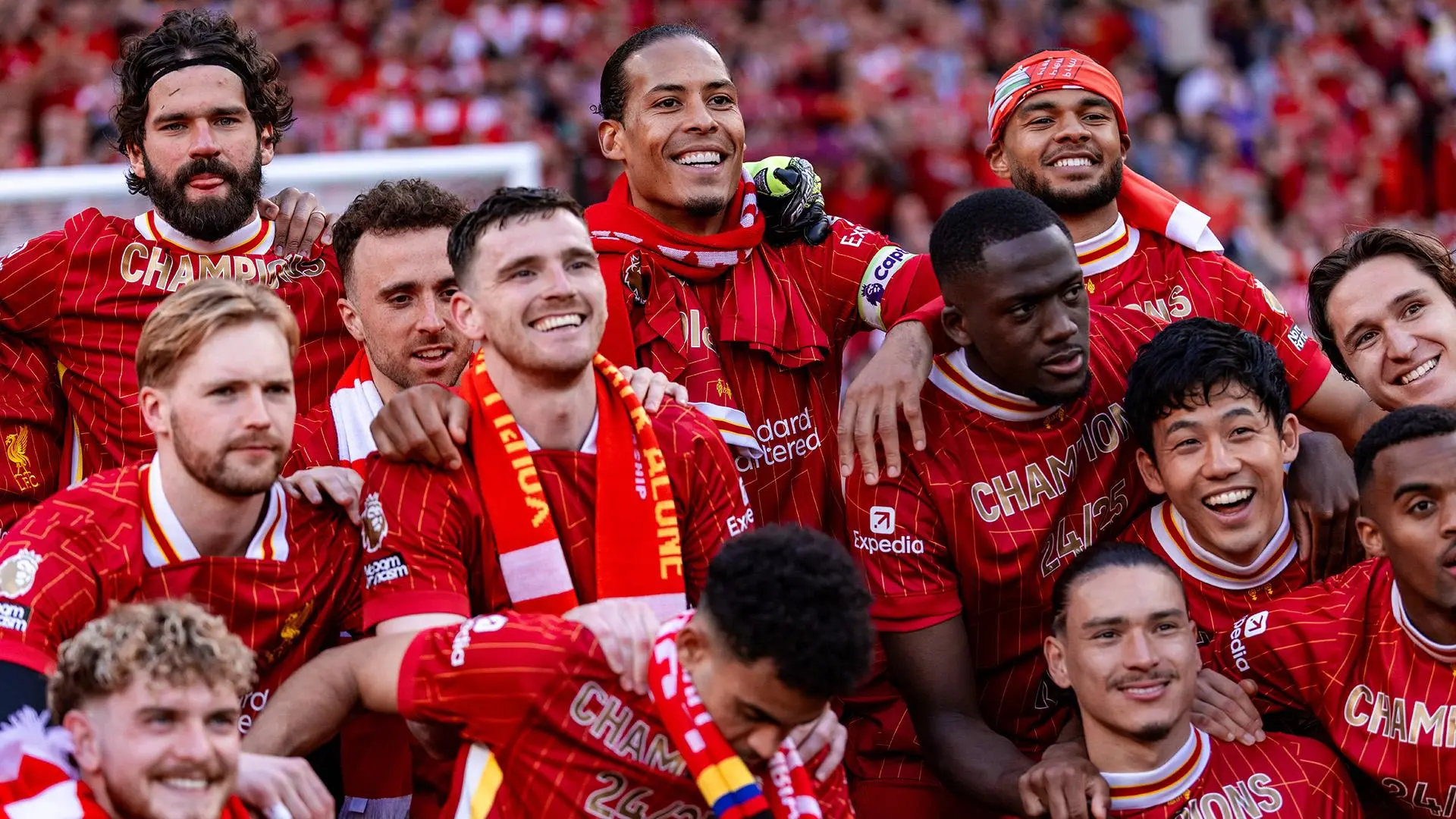 'An incredible feeling' - Liverpool players' reaction after sealing Premier League title at Anfield