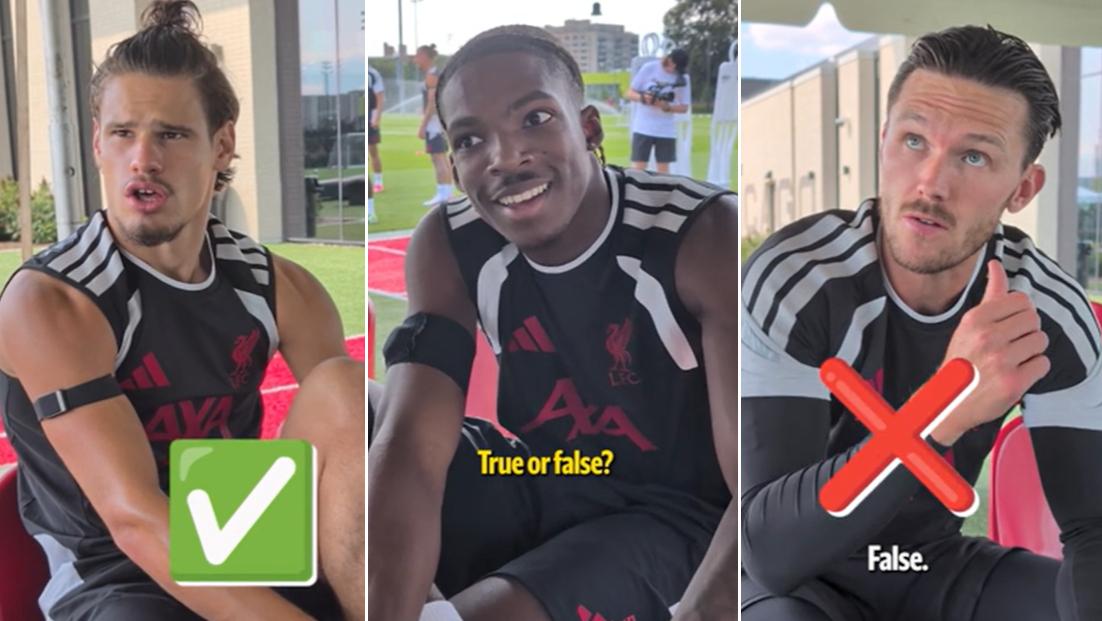 Watch: 'True or false?' Nashville quiz with the Liverpool squad