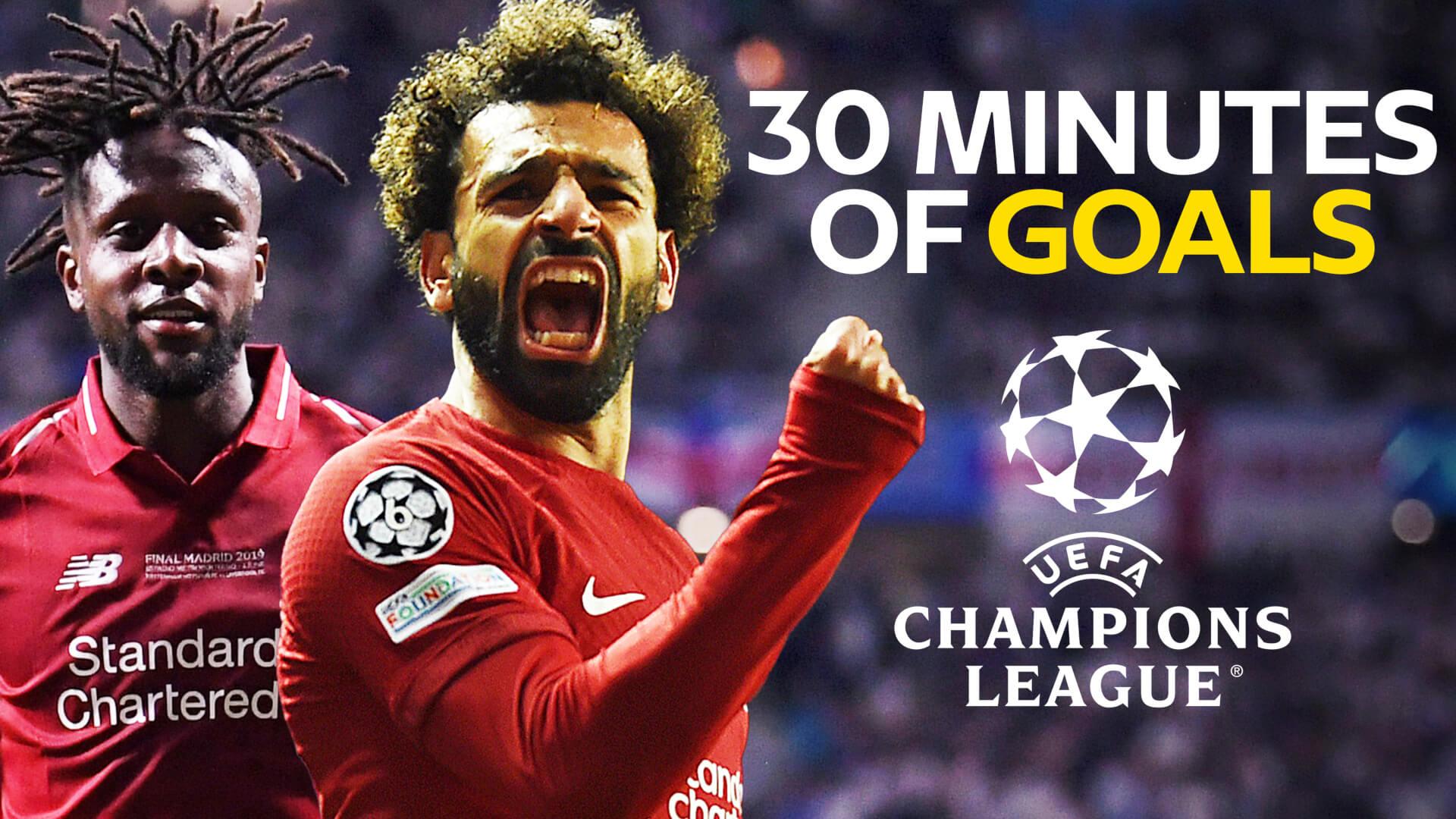 Video: 30 minutes of Liverpool's best goals in the Champions League
