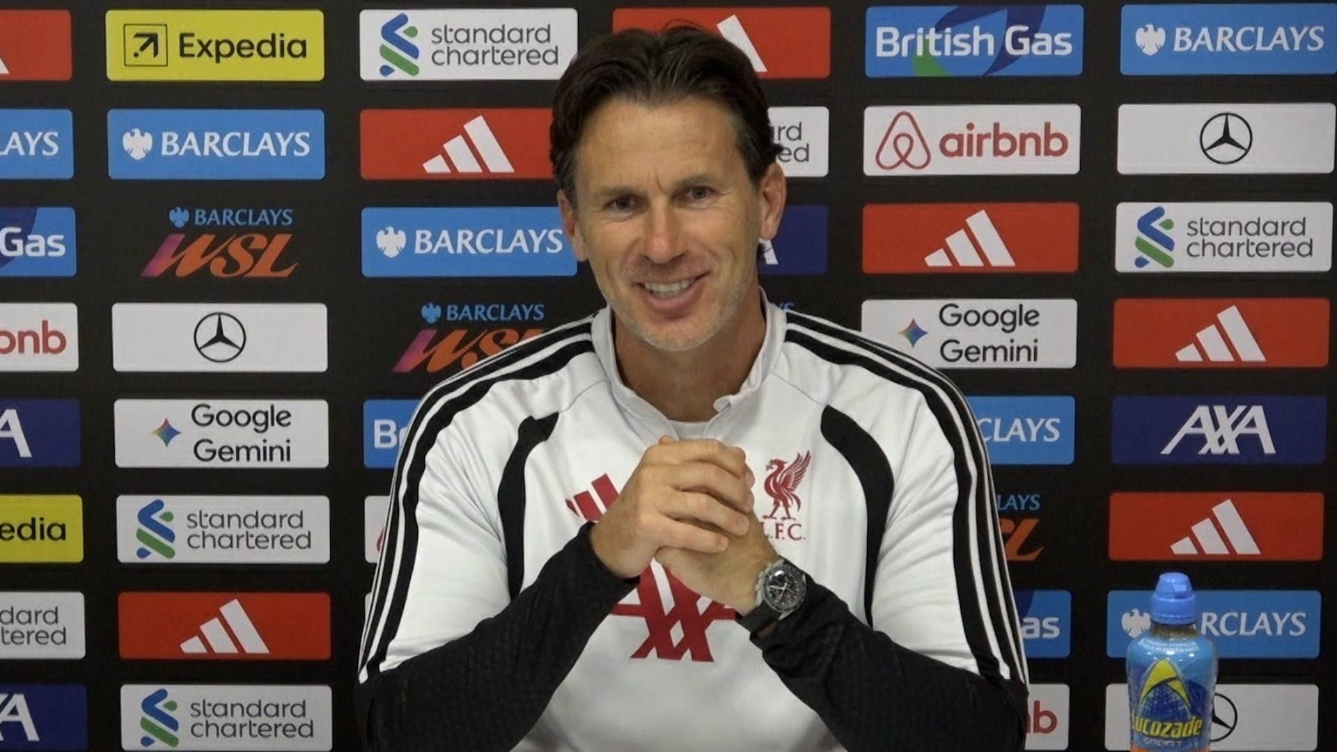 Press conference: Watch Gareth Taylor preview Man Utd v LFC Women