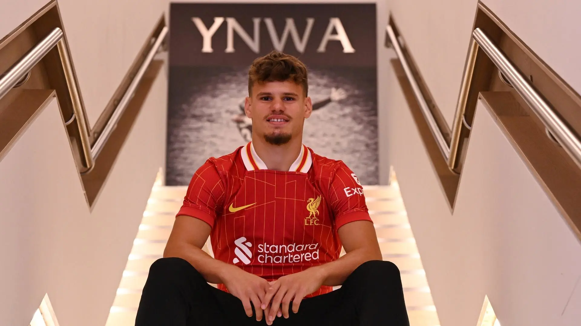 Gallery: Milos Kerkez makes Liverpool move official