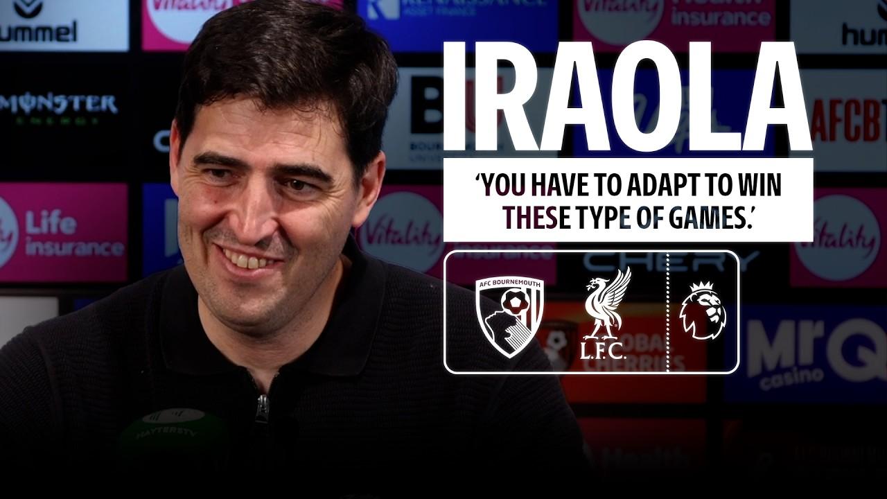Watch: Andoni Iraola's verdict on Liverpool victory at Bournemouth