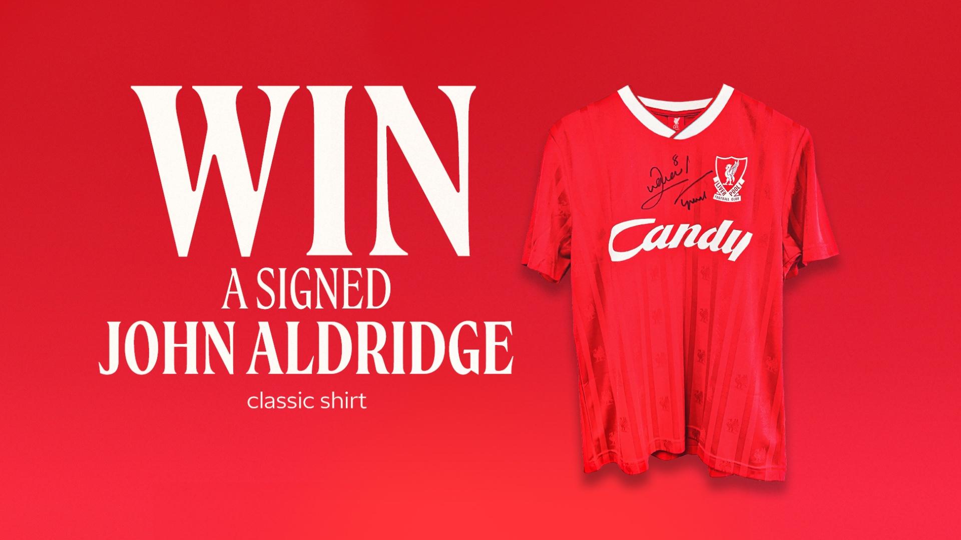Competition: Win a retro Liverpool shirt signed by John Aldridge