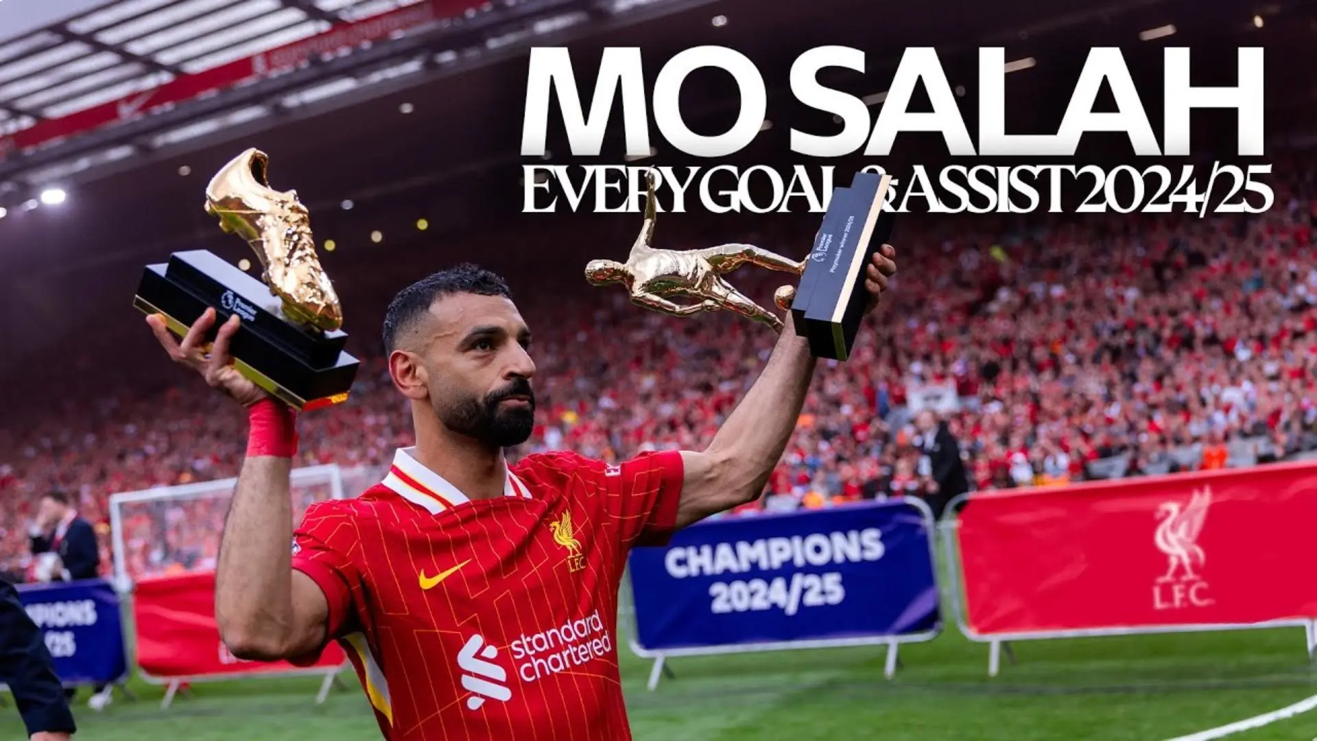 Watch every Mohamed Salah goal and assist from 2024-25
