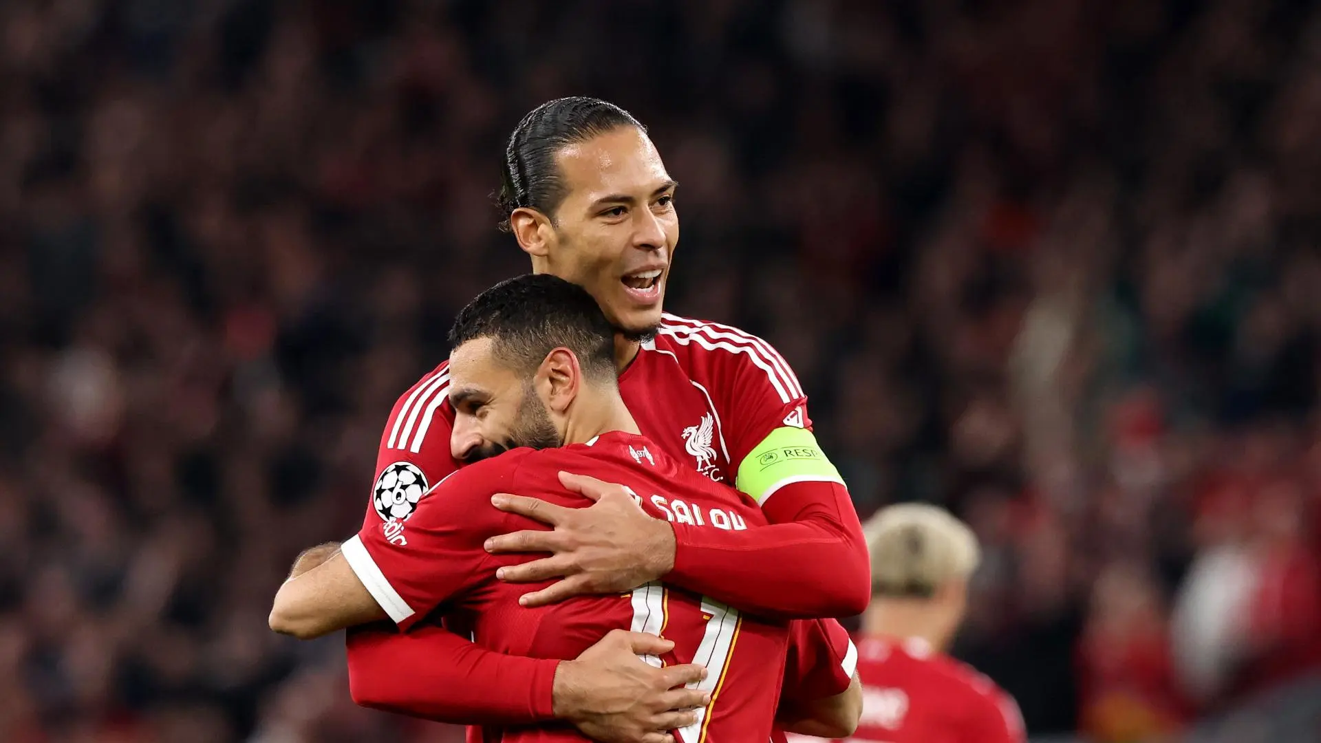 Virgil van Dijk shares special tribute to Mo Salah and Andy Robertson