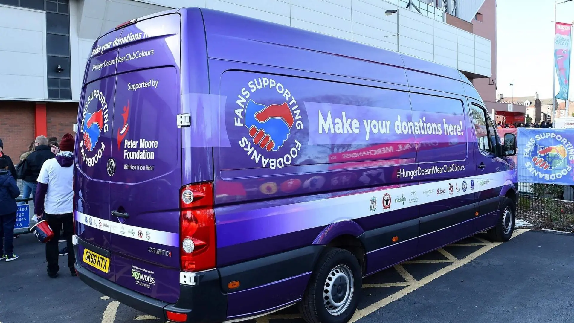 LFC Foundation and Forever Reds show support for Fans Supporting Foodbanks after Anfield theft