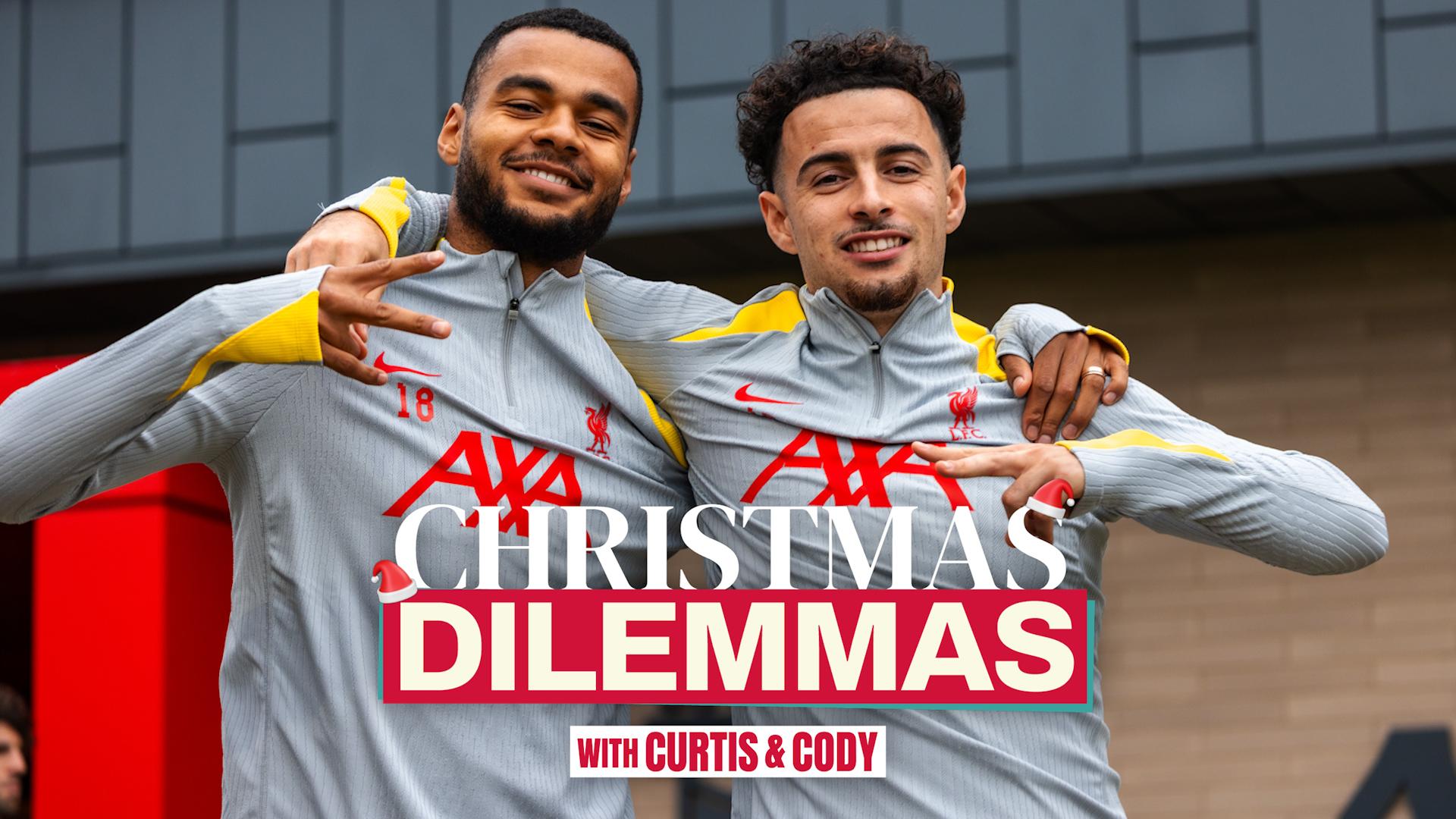 Got a Christmas dilemma? Your chance to ask Cody Gakpo and Curtis Jones!