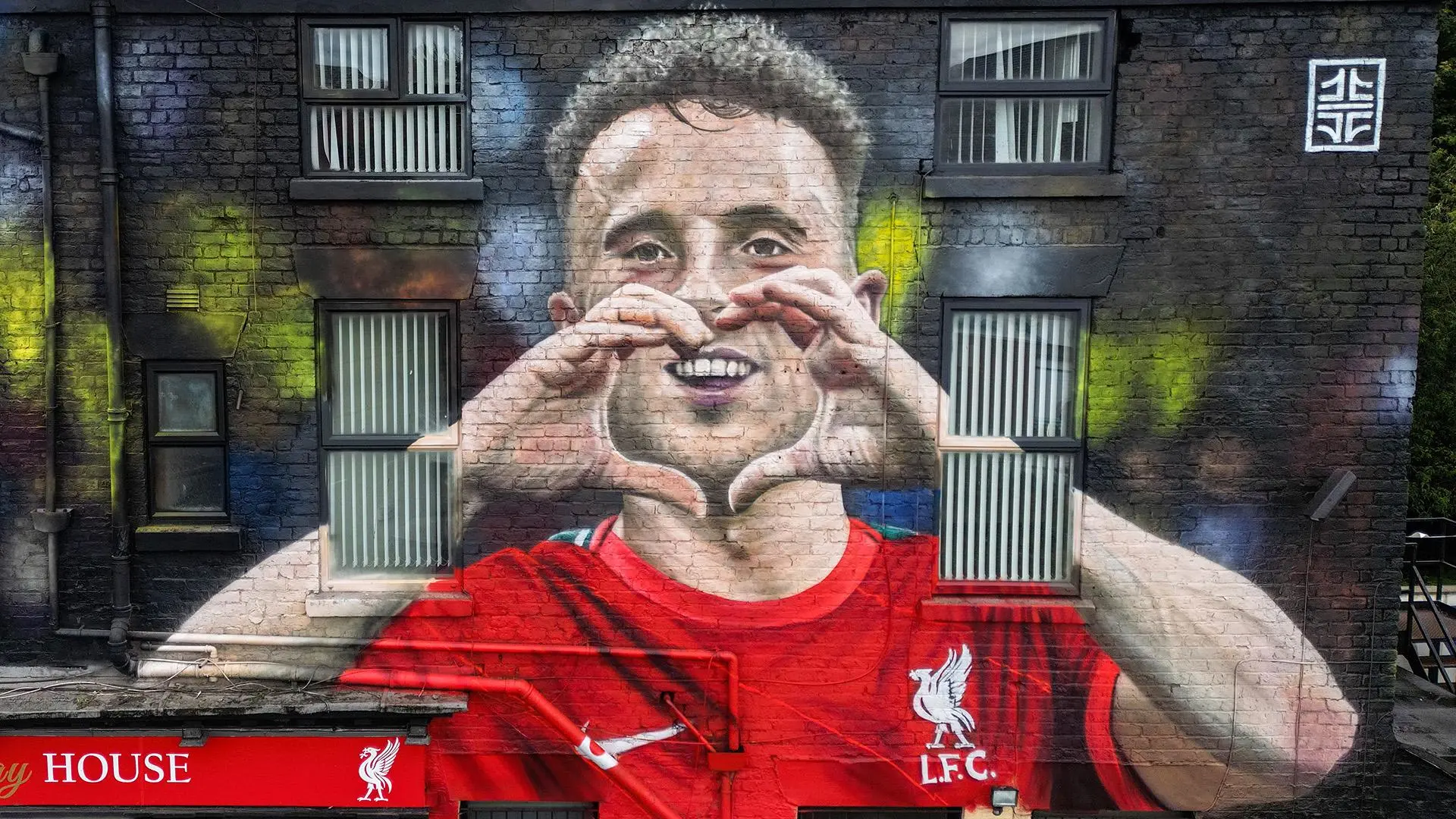 Special mural completed in honour of Diogo Jota near Anfield