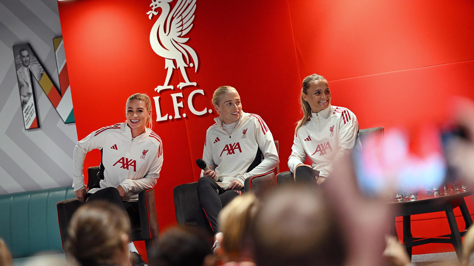 LFC Women boss and squad trio feature in special Anfield pre-season event