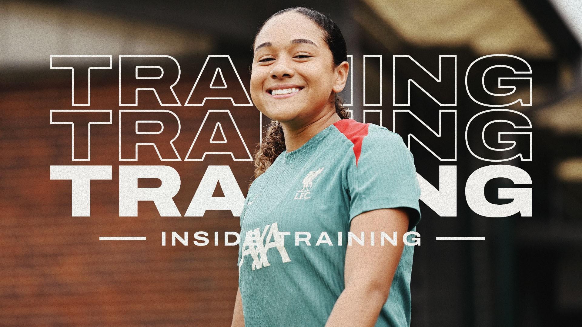 Inside Training: Watch LFC Women's work towards Leicester opener