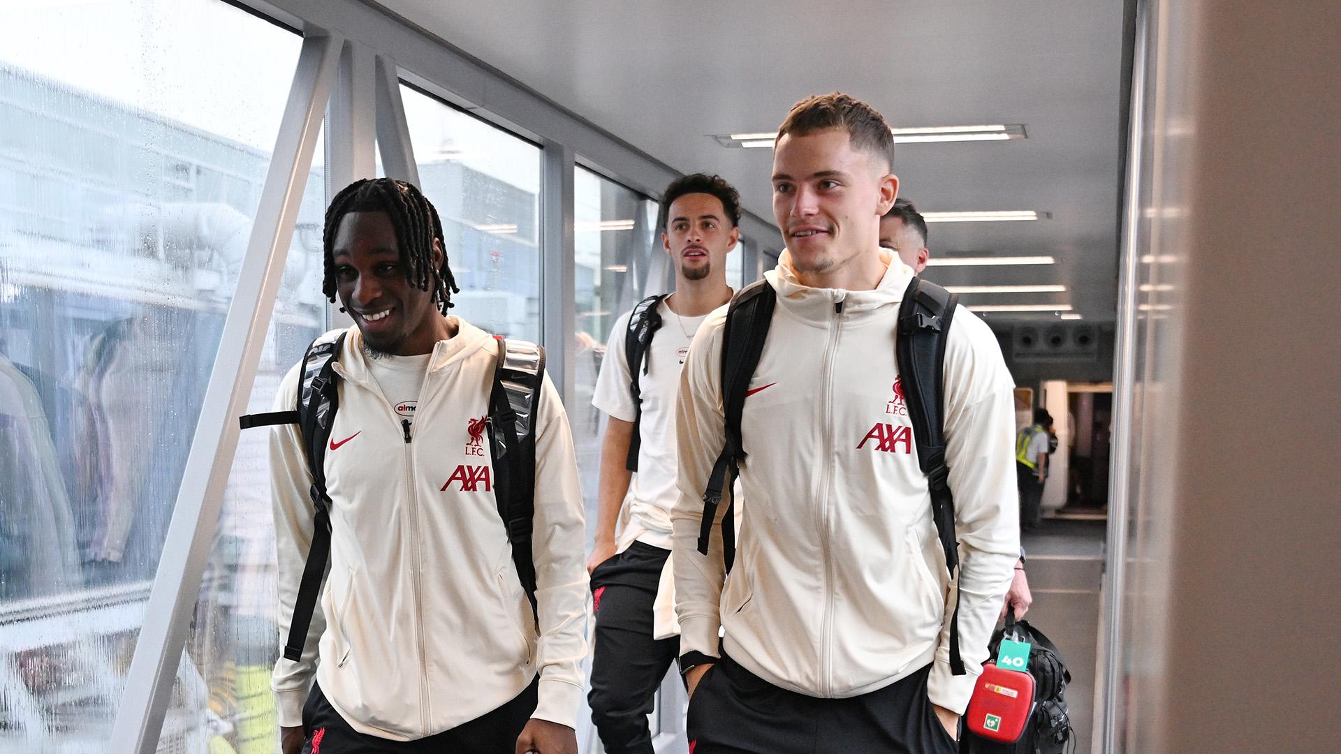 Arrival photos: Liverpool squad touch down in Hong Kong
