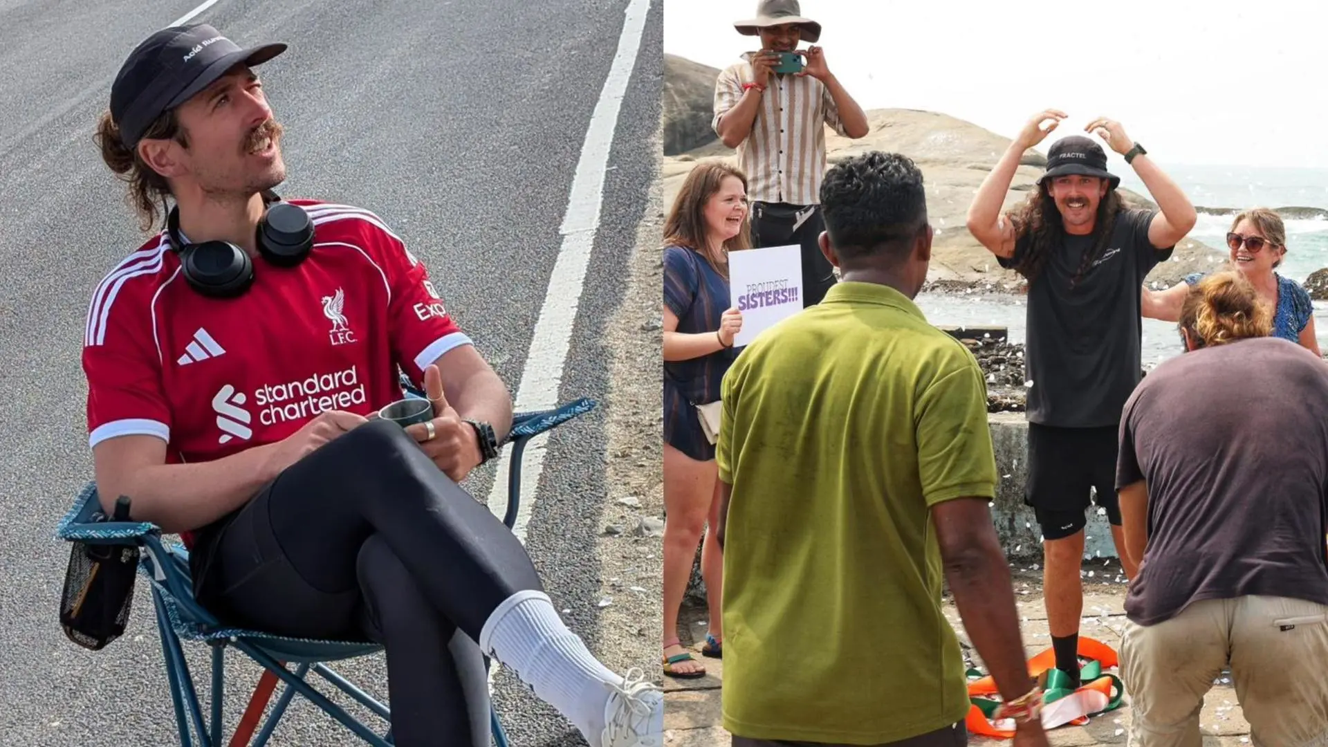 'A lot of emotions' - LFC fan Jack Faint completes remarkable run of India