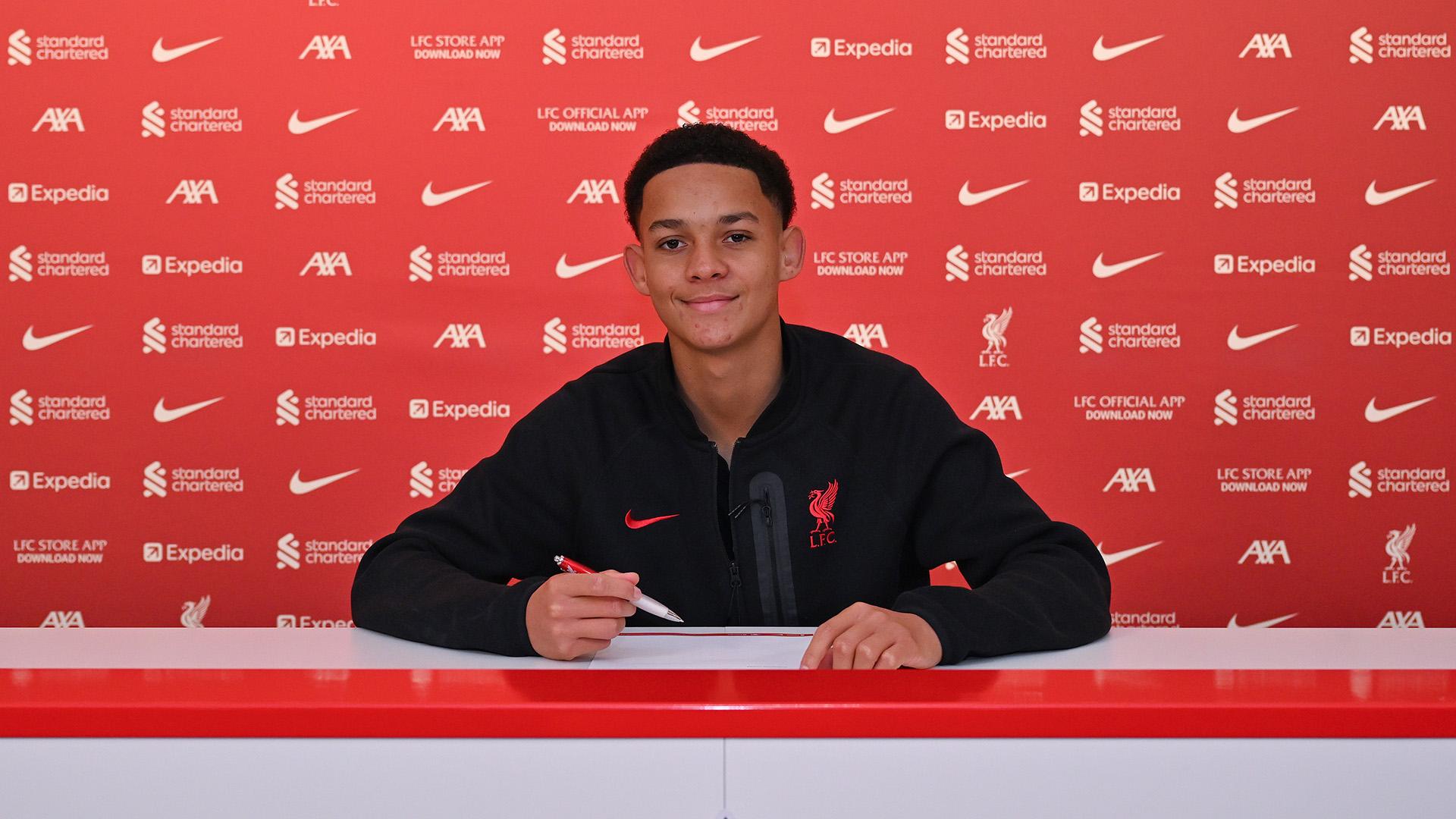 Josh Sonni-Lambie signs first professional contract with LFC