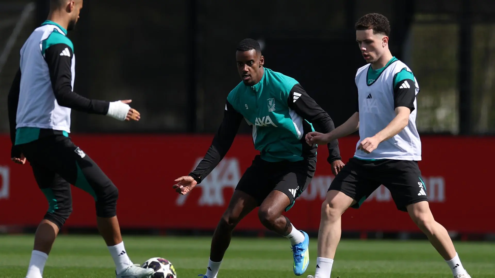 Training photos: Liverpool prepare for trip to PSG in Champions League