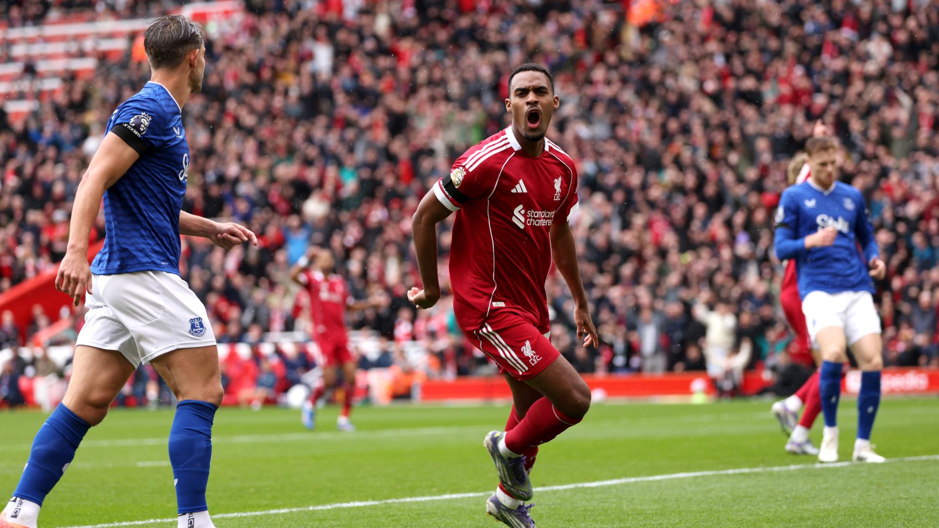 Ryan Gravenberch derby strike up for Premier League Goal of the Month