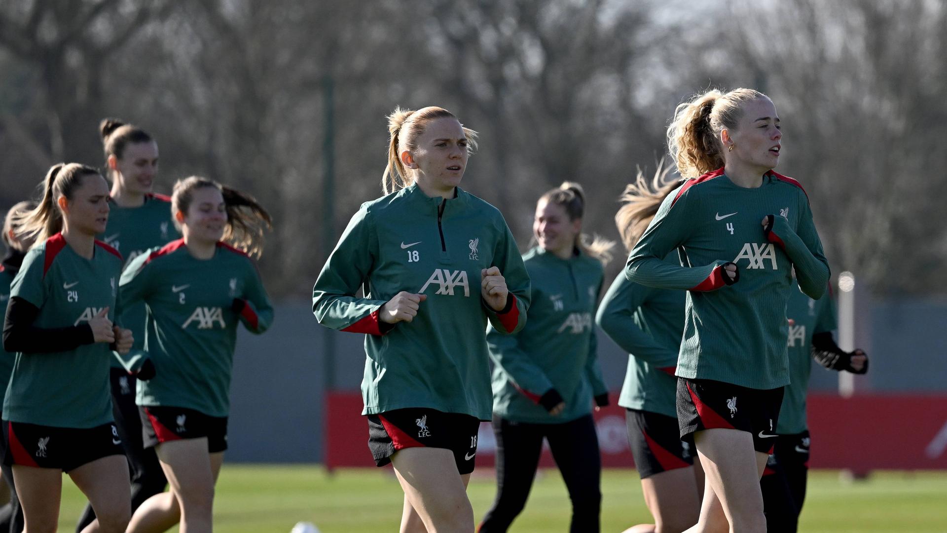 Training photos: Liverpool prepare for WSL resumption at Crystal Palace