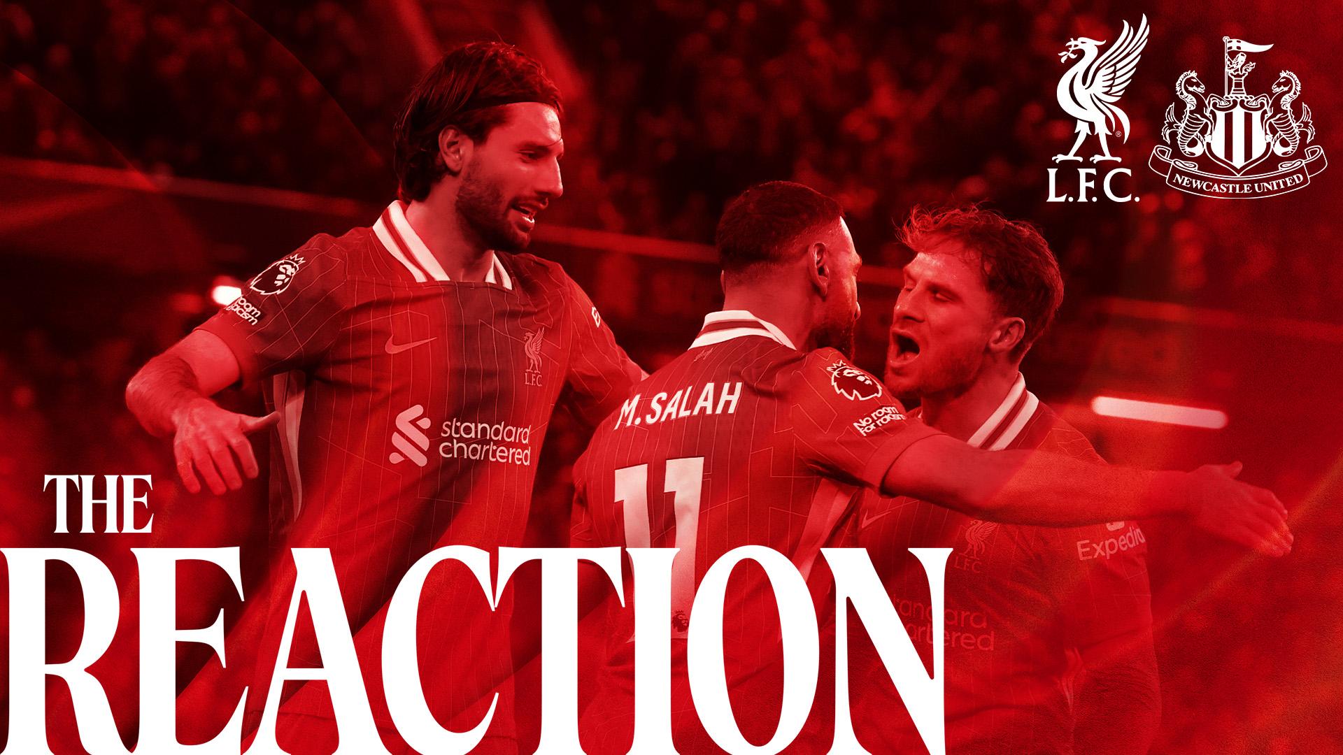 'The Reaction' podcast: Hear from Slot, Van Dijk and Mac Allister after LFC 2-0 Newcastle