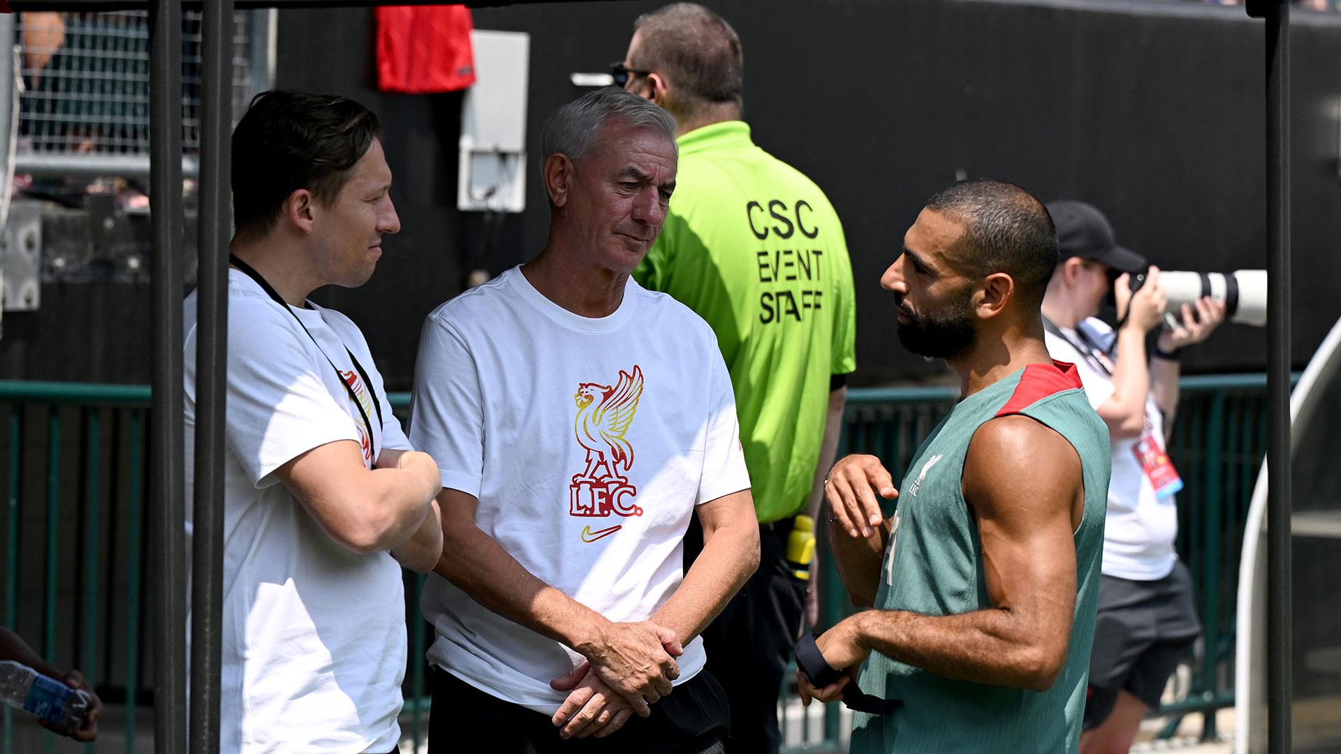 USA diary: Throw and catch with Hyypia, the Reds in Philly and a 557-goal hug
