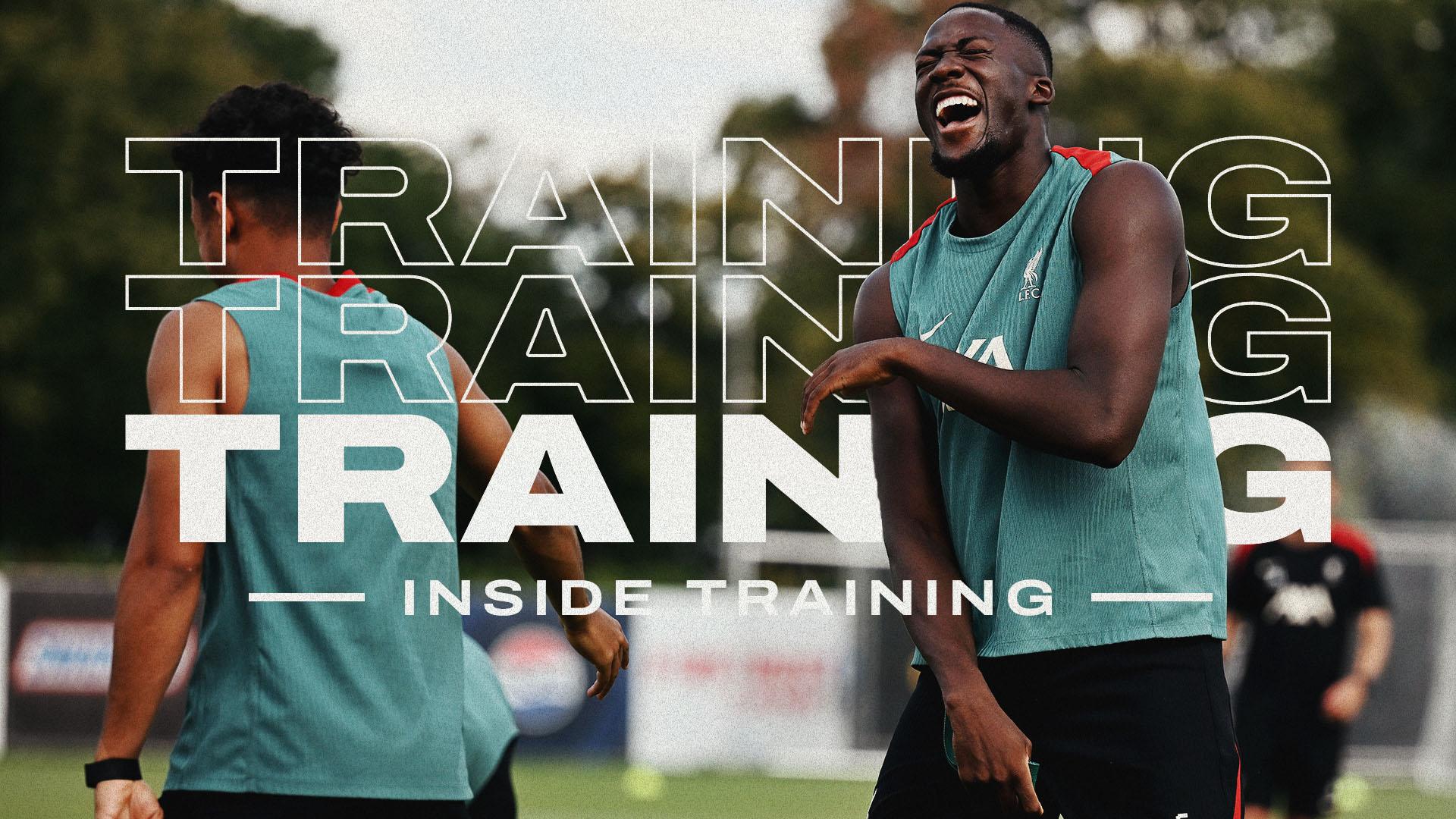 Inside Training: Rondos and returning Reds ahead of Arsenal contest