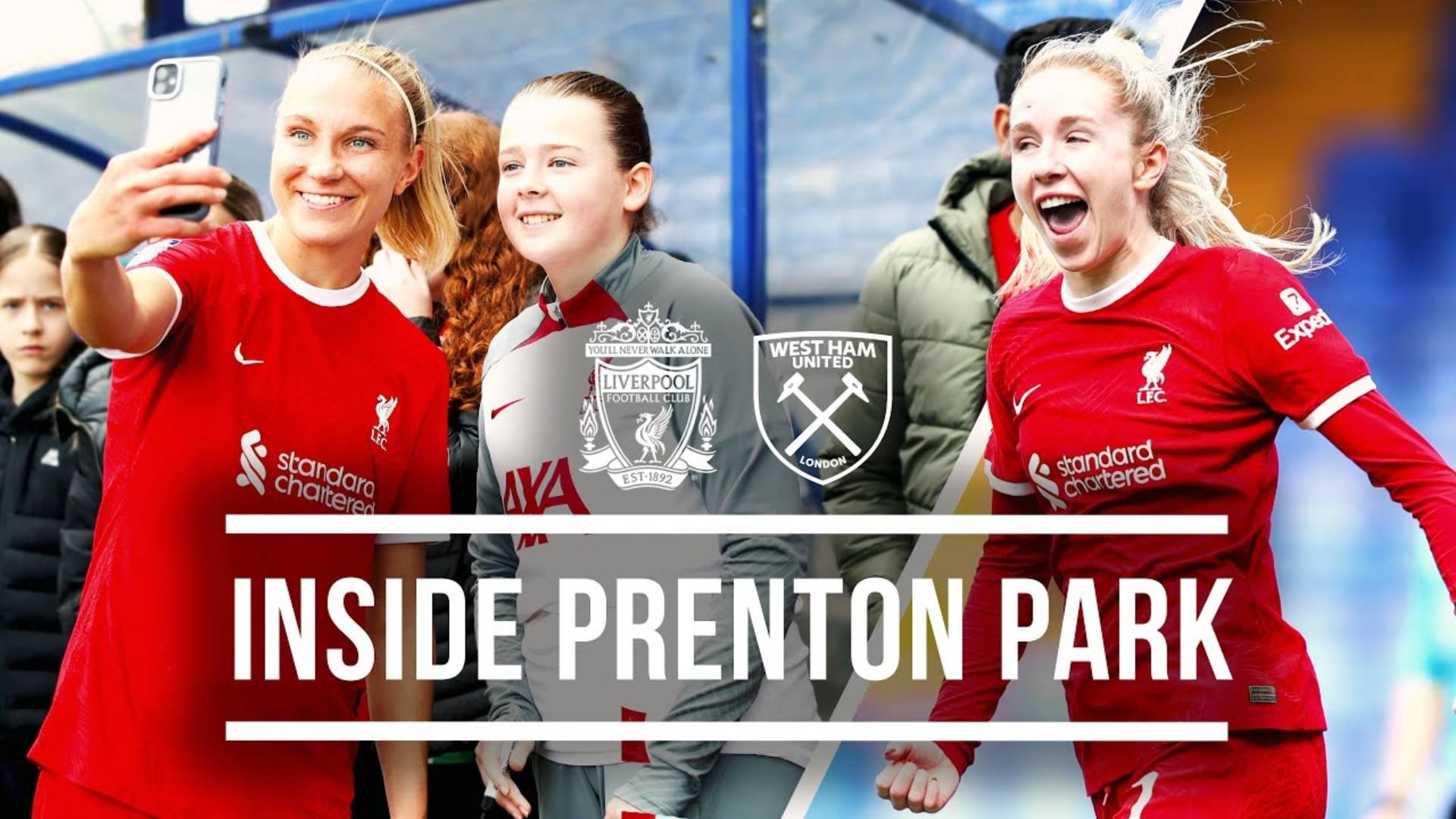 Inside Prenton Park: Behind the scenes of LFC Women 3-1 West Ham