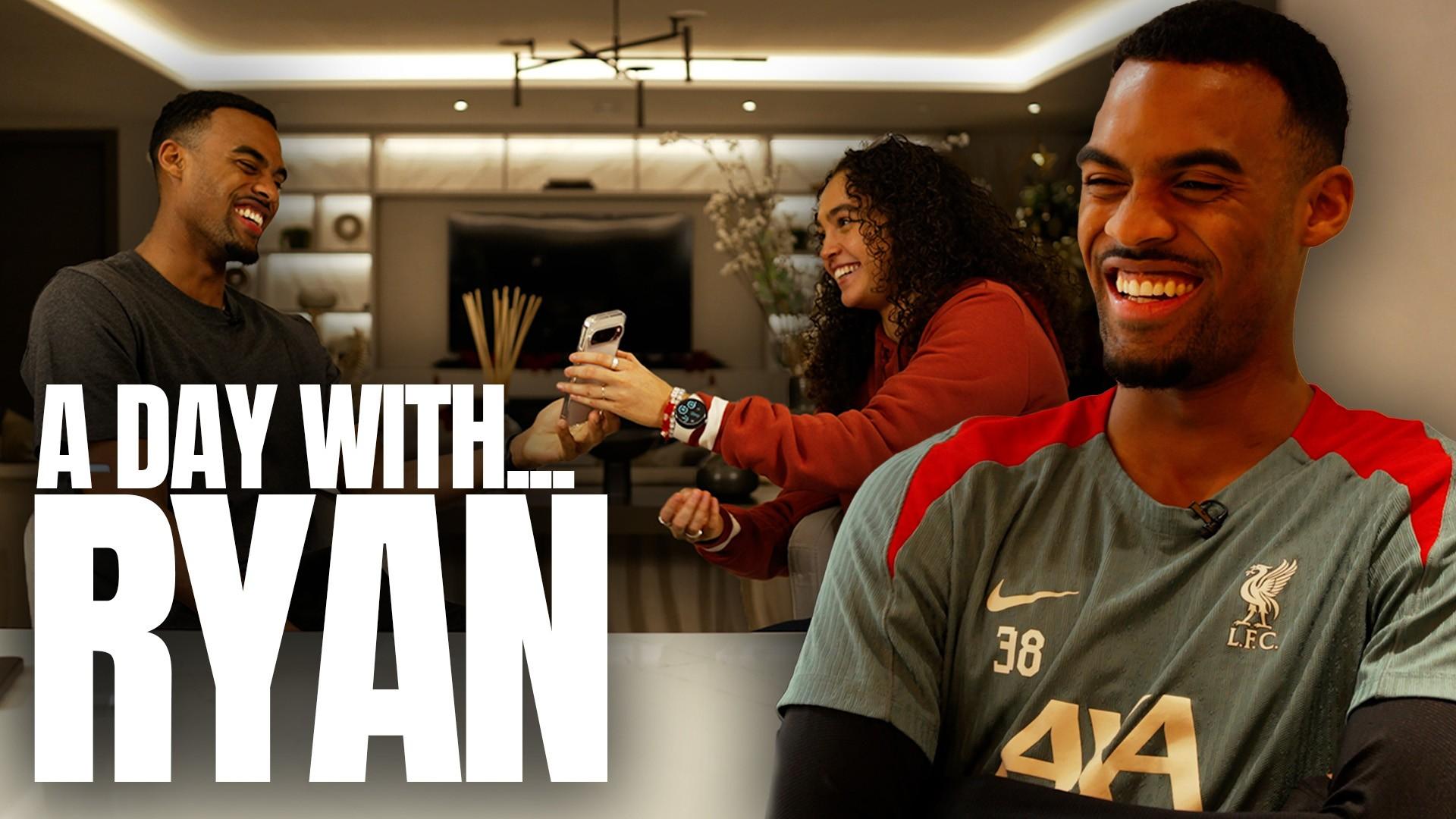 Watch: A Day With... Ryan Gravenberch - home life, Liverpool love and memes