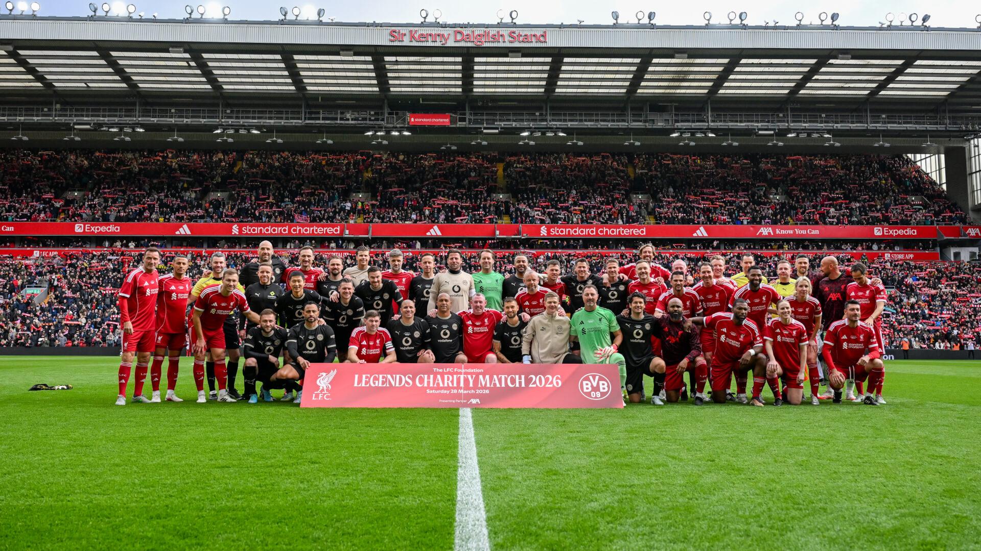 Annual LFC Legends games raise more than £10 million for LFC Foundation