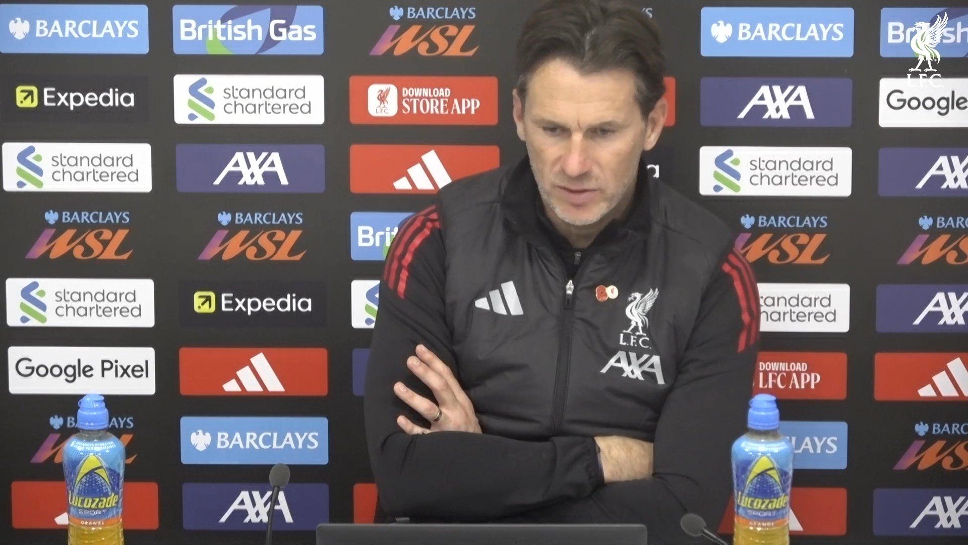 Watch Gareth Taylor's press conference ahead of Liverpool v Brighton in WSL