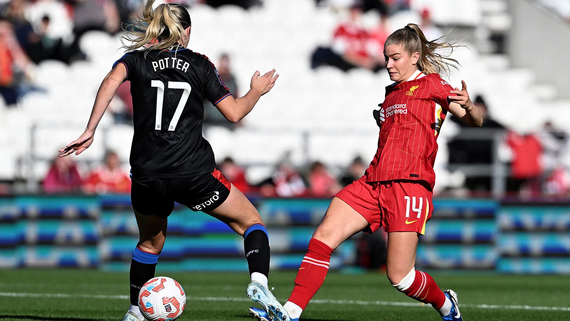WSL: Book tickets and free travel for Crystal Palace v Liverpool