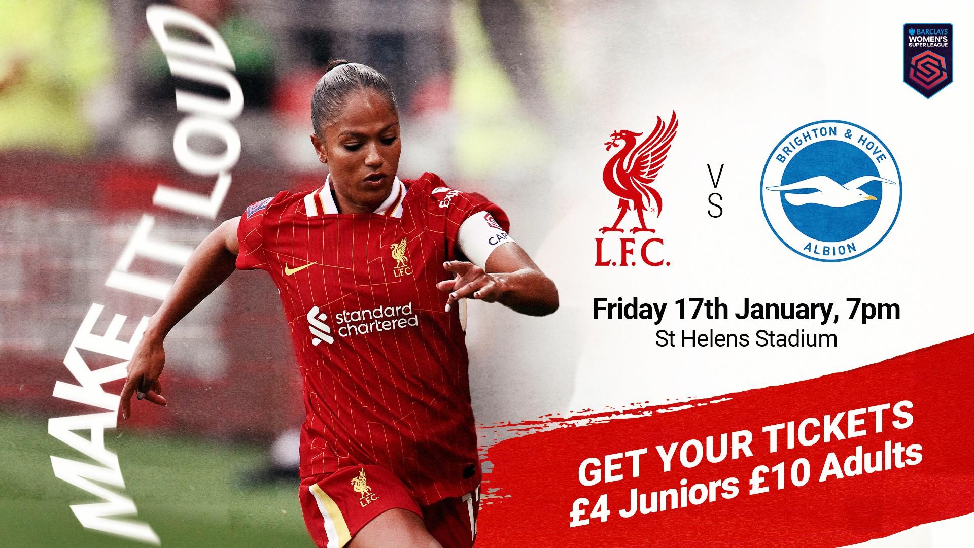 WSL is back tonight - tickets now available for St Helens and Anfield games