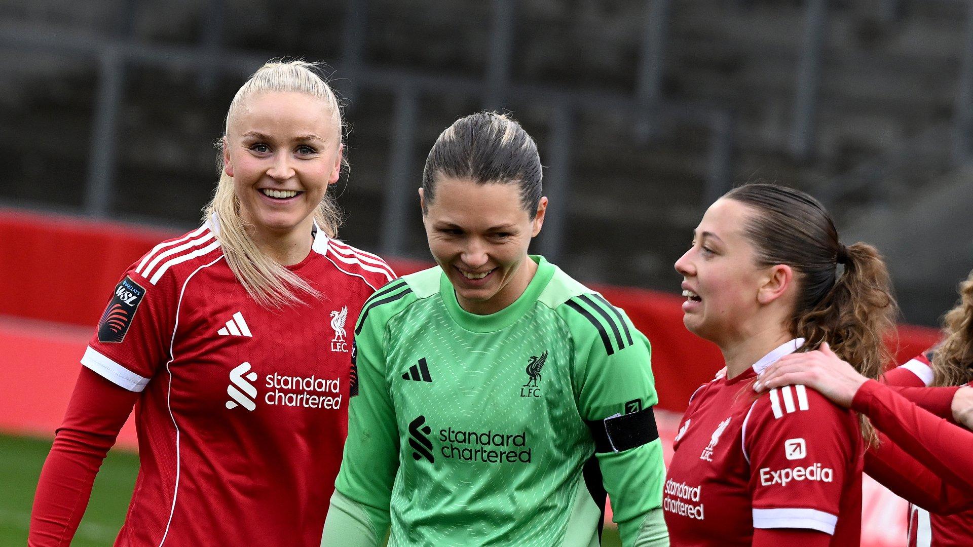 Jennifer Falk on life at Liverpool, fans' support and Brighton anticipation