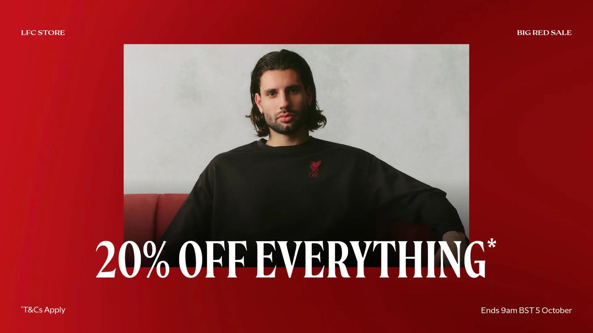 The Big Red Sale continues: Get 20% off everything now*
