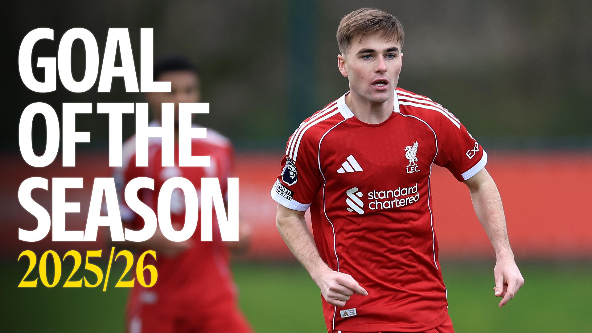 Michael Laffey strike voted Liverpool U21s' Goal of the Season