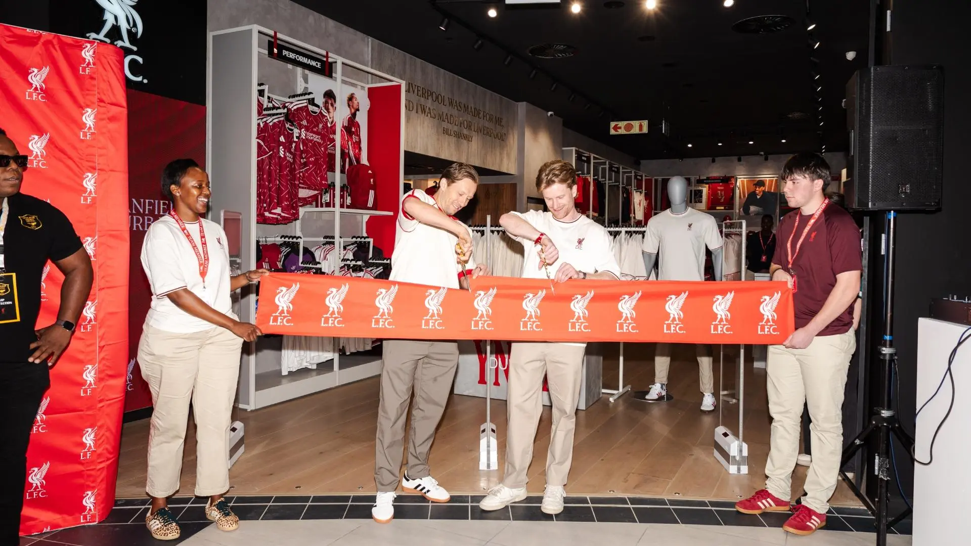 Lucas Leiva opens Liverpool FC's third retail store in South Africa