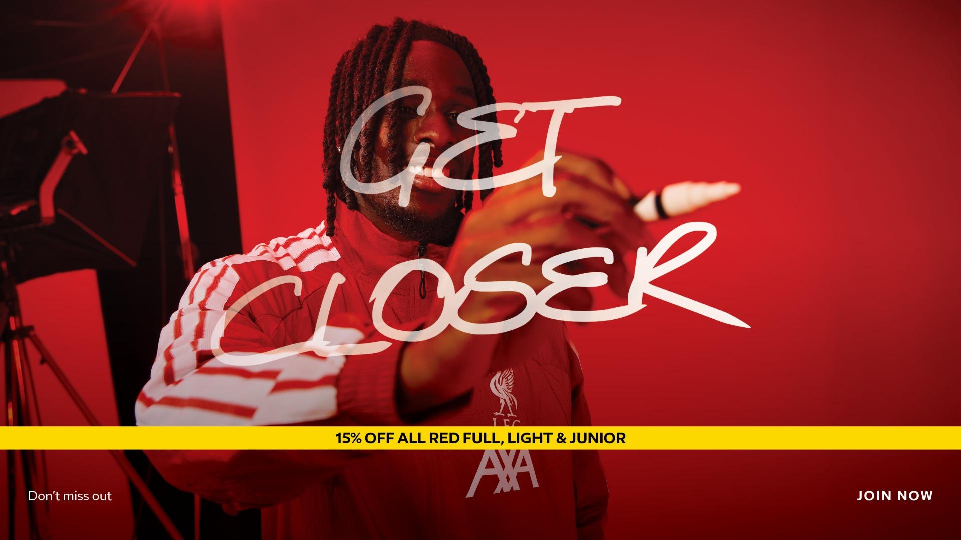 Limited-time offer: Get 15% off All Red Full, Light and Junior memberships