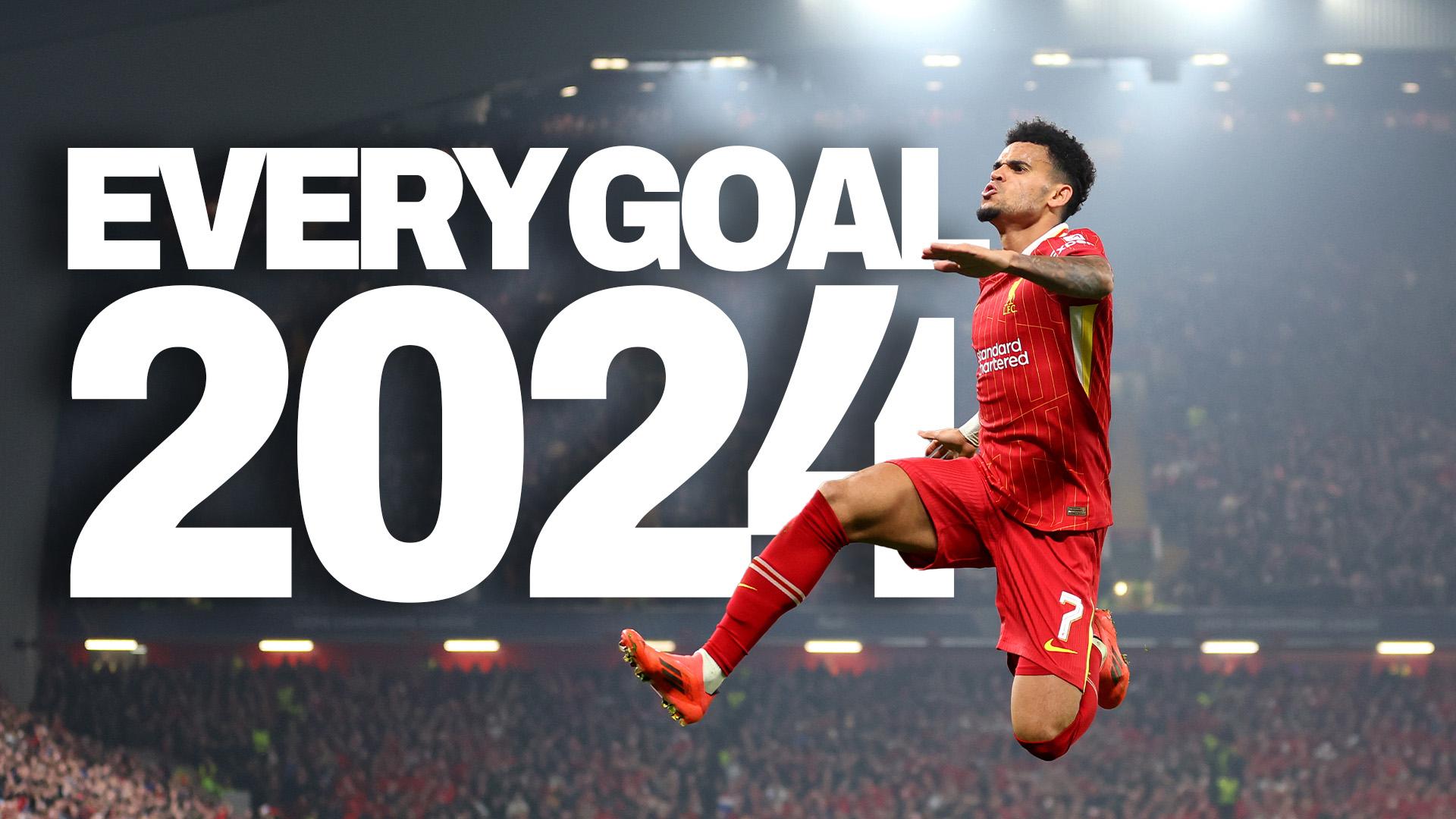 Watch every goal Liverpool scored throughout 2024