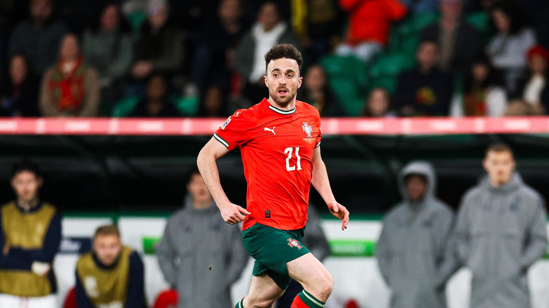 Internationals: Diogo Jota assists as six Reds feature on Sunday