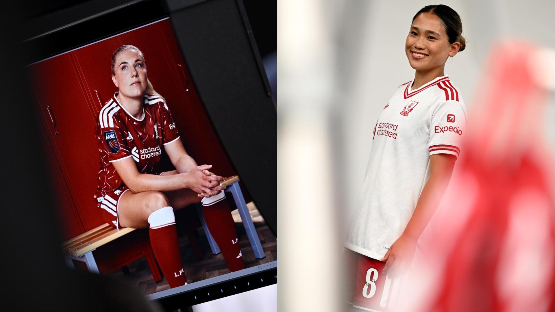 In photos: Behind the scenes of LFC Women's 2026-27 media day