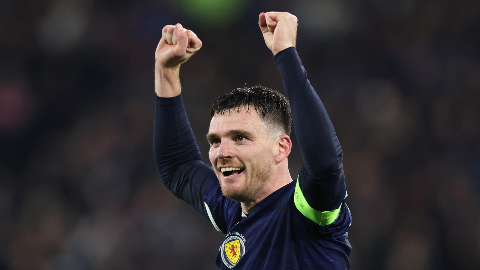 Internationals: Andy Robertson captains Scotland to World Cup qualification