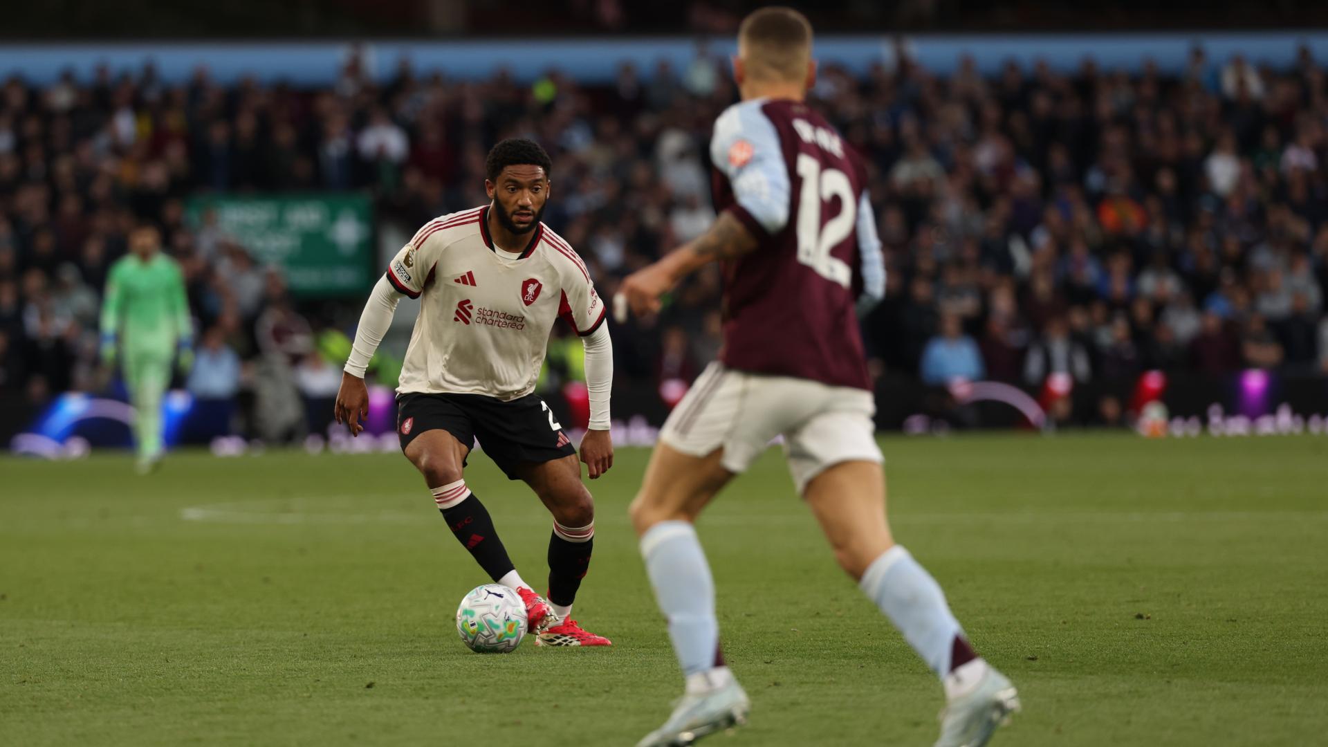 Joe Gomez reflects on Liverpool's defeat at Villa Park