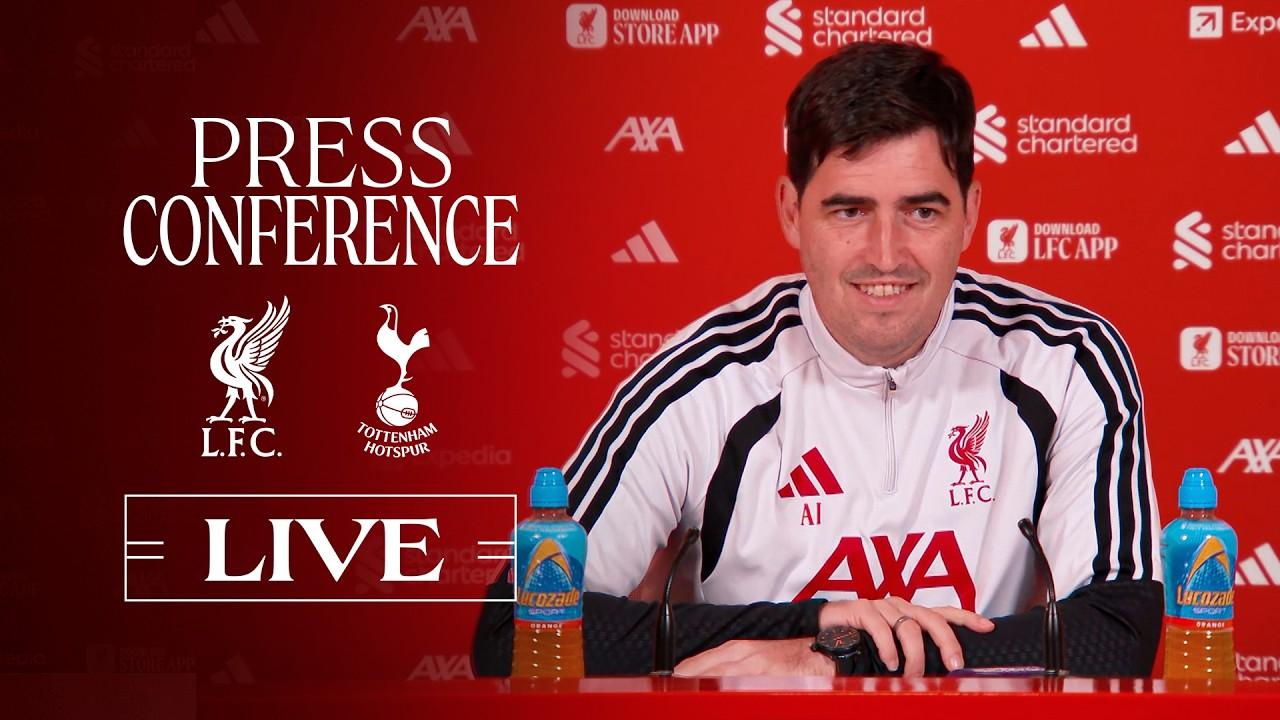 Monday: Watch Andoni Iraola's pre-Tottenham Hotspur press conference