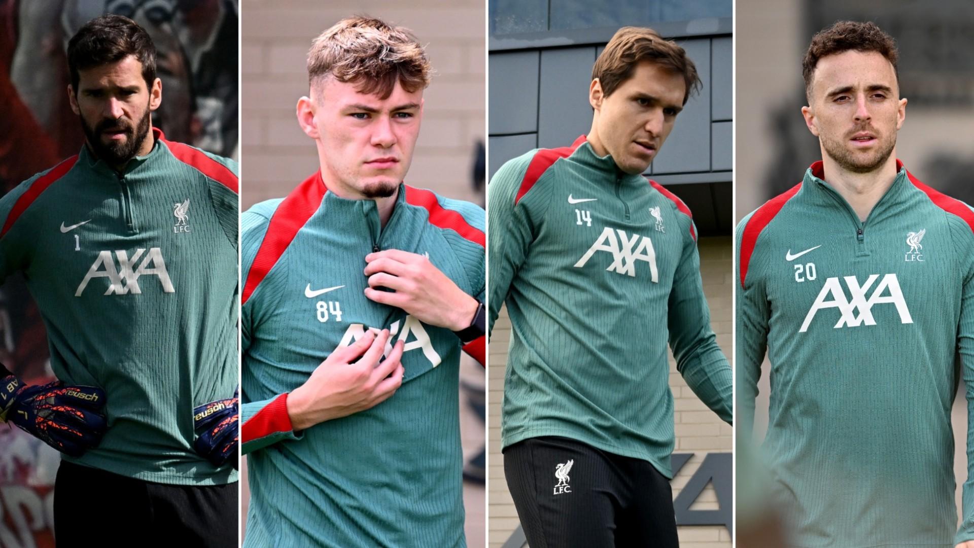 Arne Slot's fitness update on Alisson Becker, Conor Bradley, Federico Chiesa and Diogo Jota