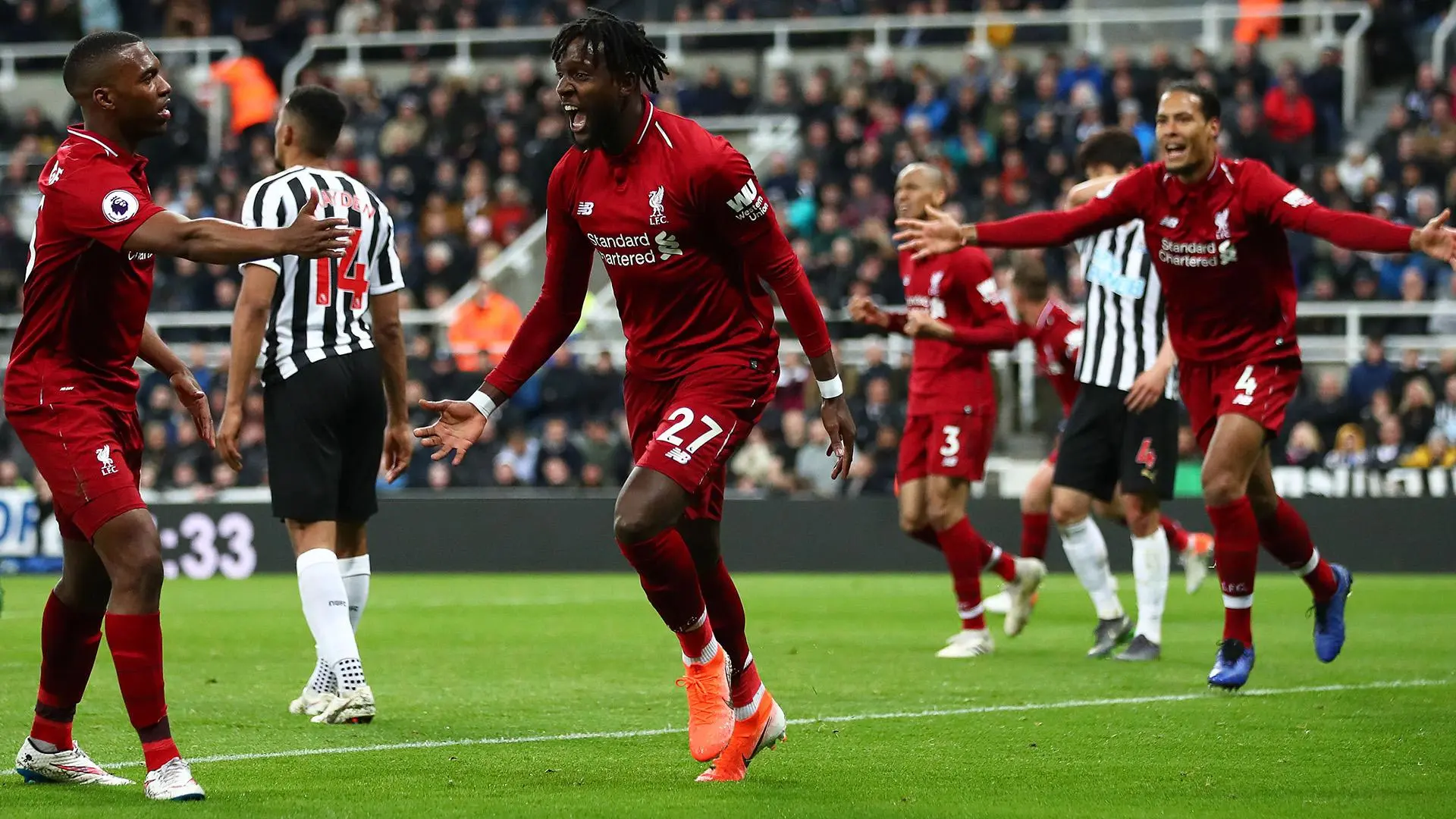 Watch 10 great Liverpool goals at St. James' Park