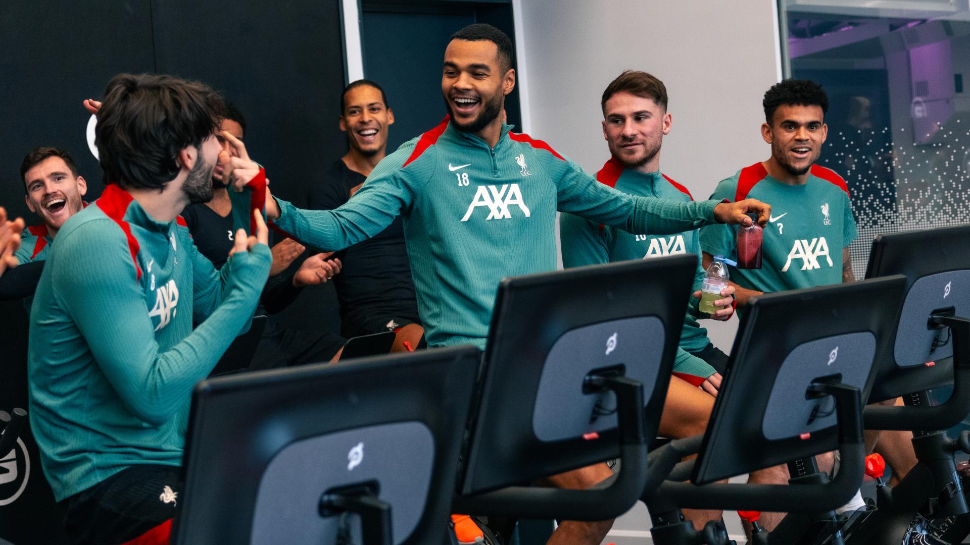 Photos: Liverpool's recovery session at AXA Training Centre after Tottenham win
