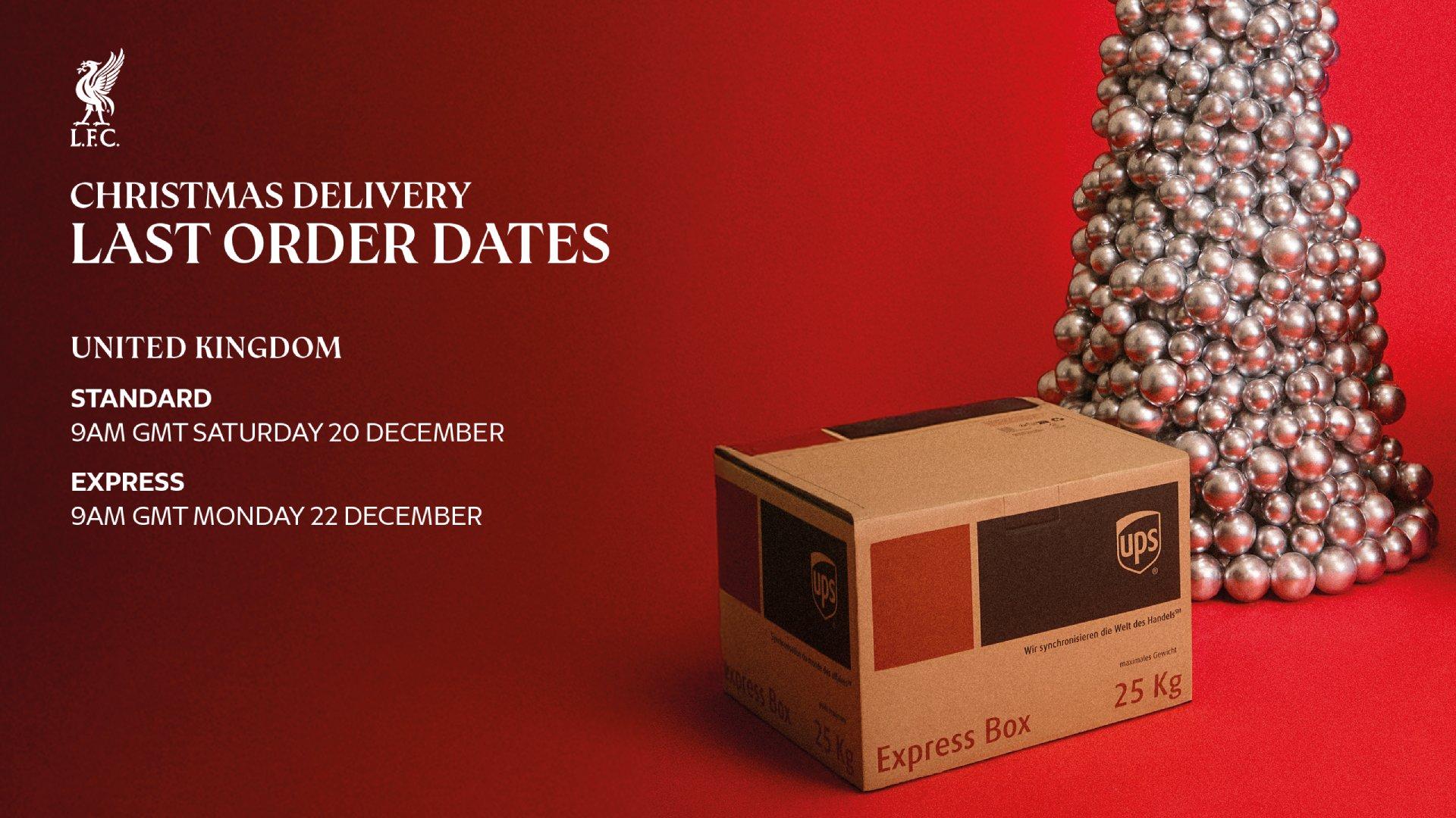 Last order dates for Christmas delivery from LFC Retail