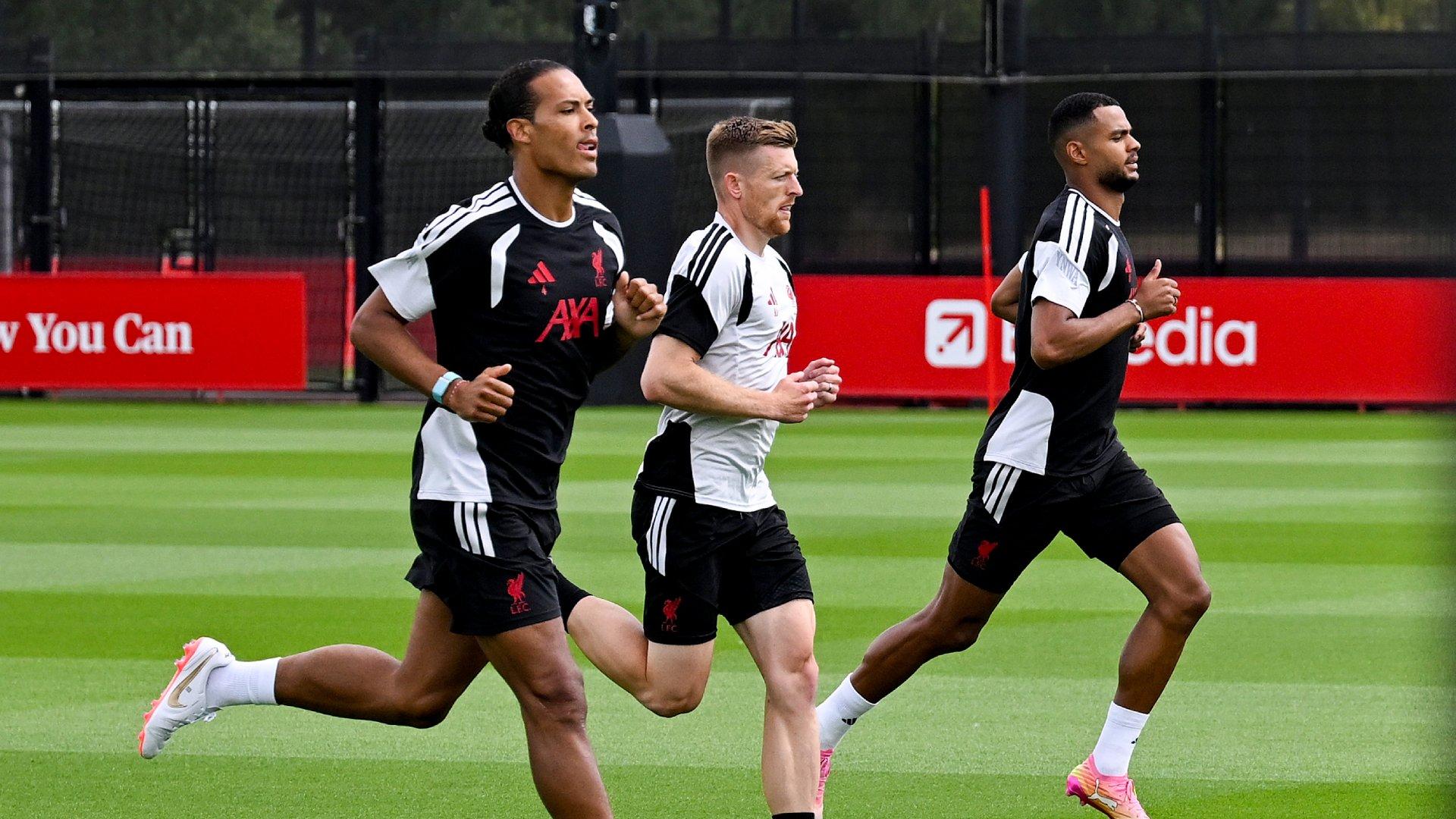 Live gallery: Cody Gakpo and Virgil van Dijk report for pre-season at AXA Training Centre
